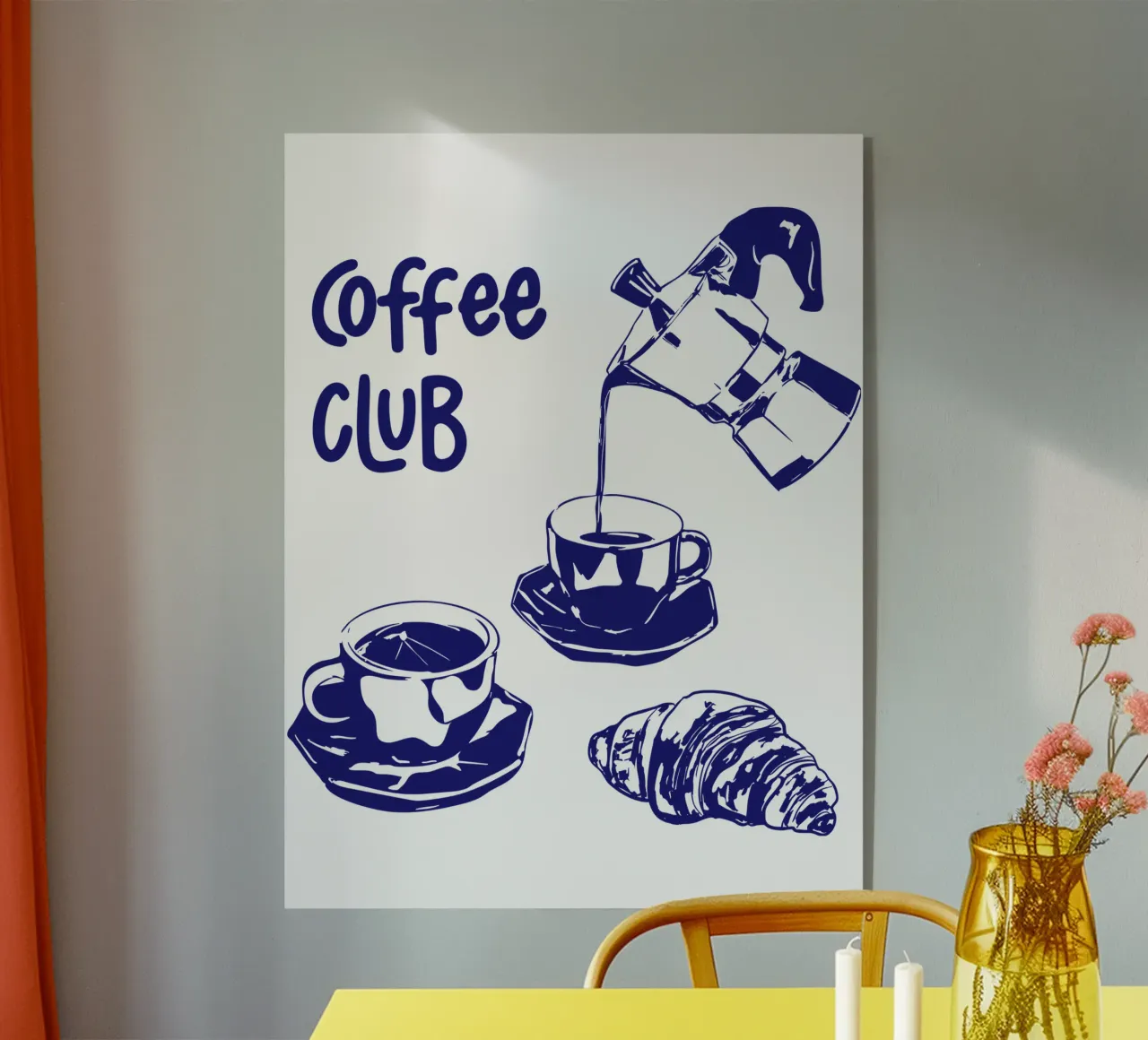 Coffee Club acrylic glass by EDMPROJECT