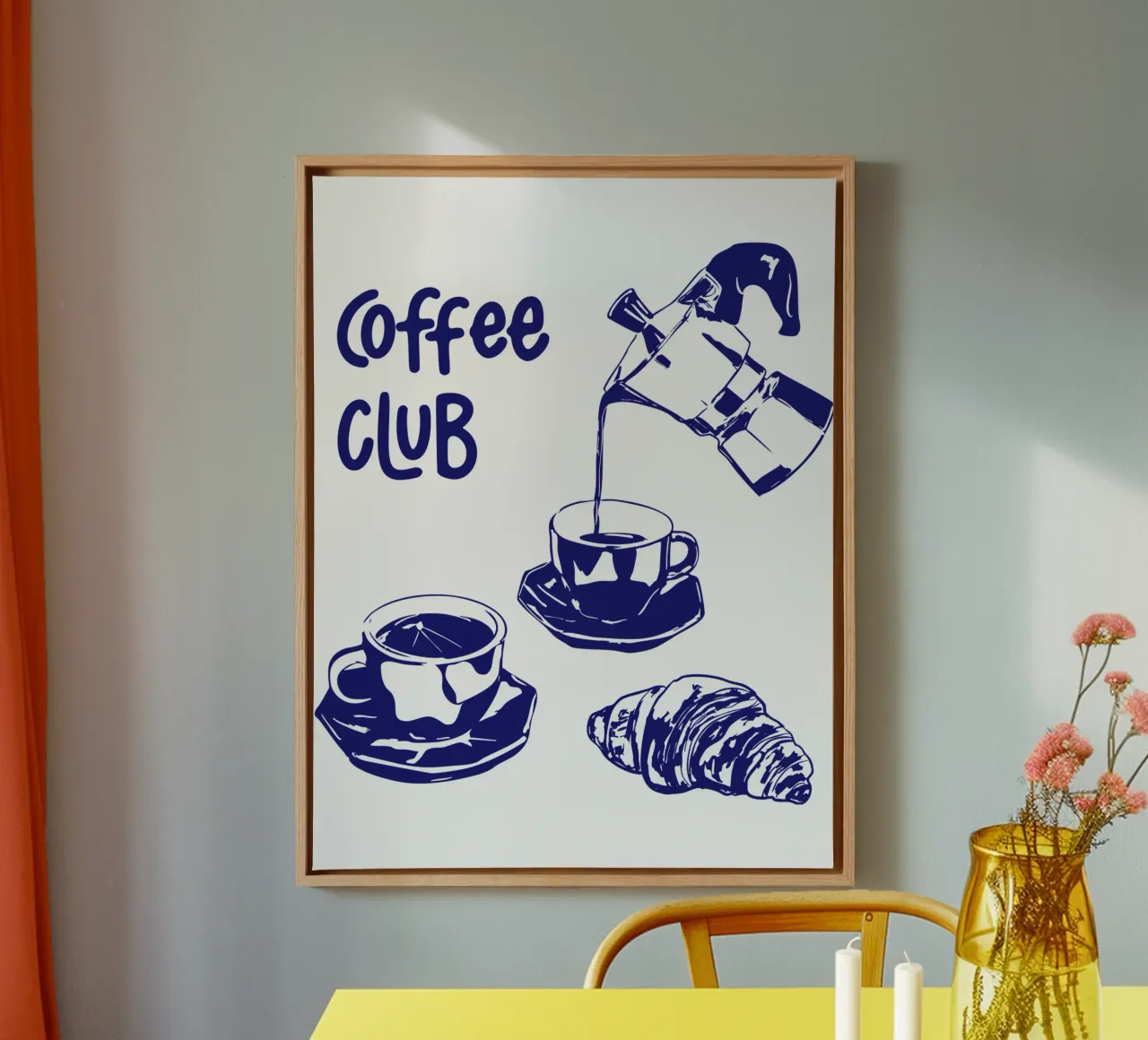 Coffee Club canvas by EDMPROJECT