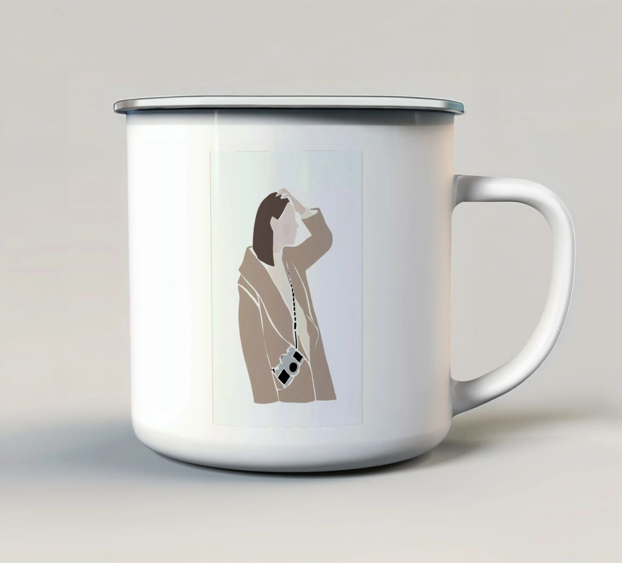 Inky tazza in smalto da KRUTH DESIGN