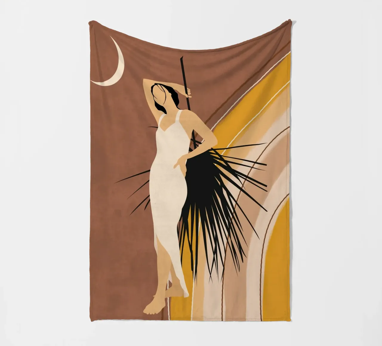 Sogni Boho coperta in pile da Kintsugi99