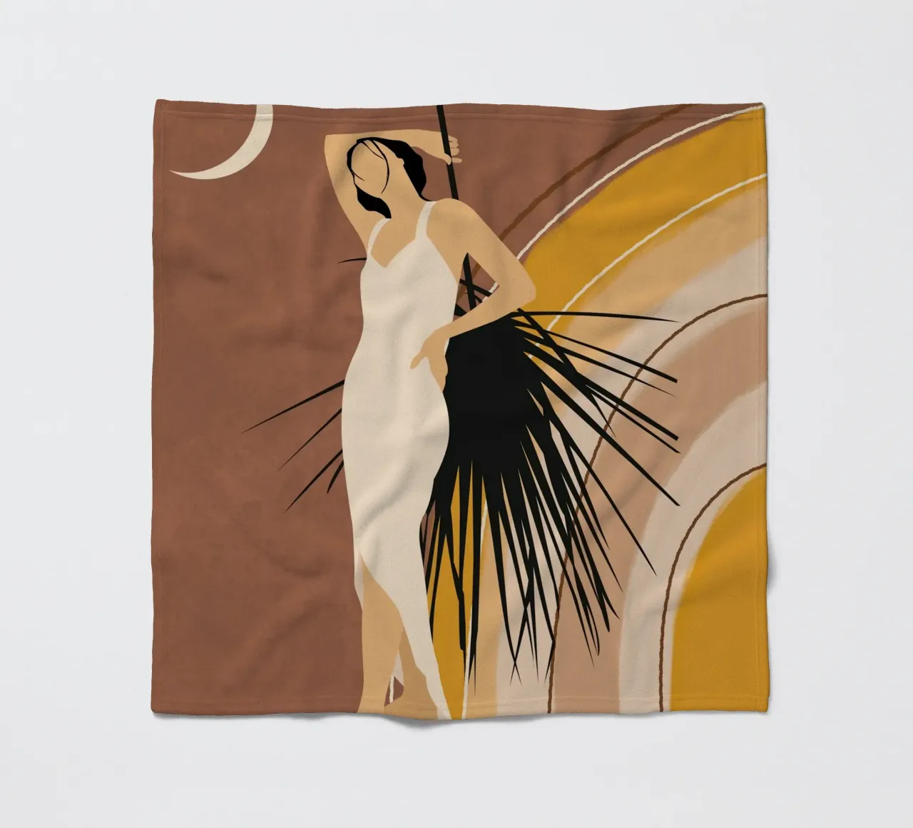 Sogni Boho coperta in pile da Kintsugi99