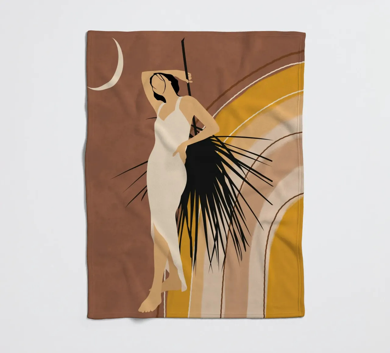 Sogni Boho coperta in pile da Kintsugi99