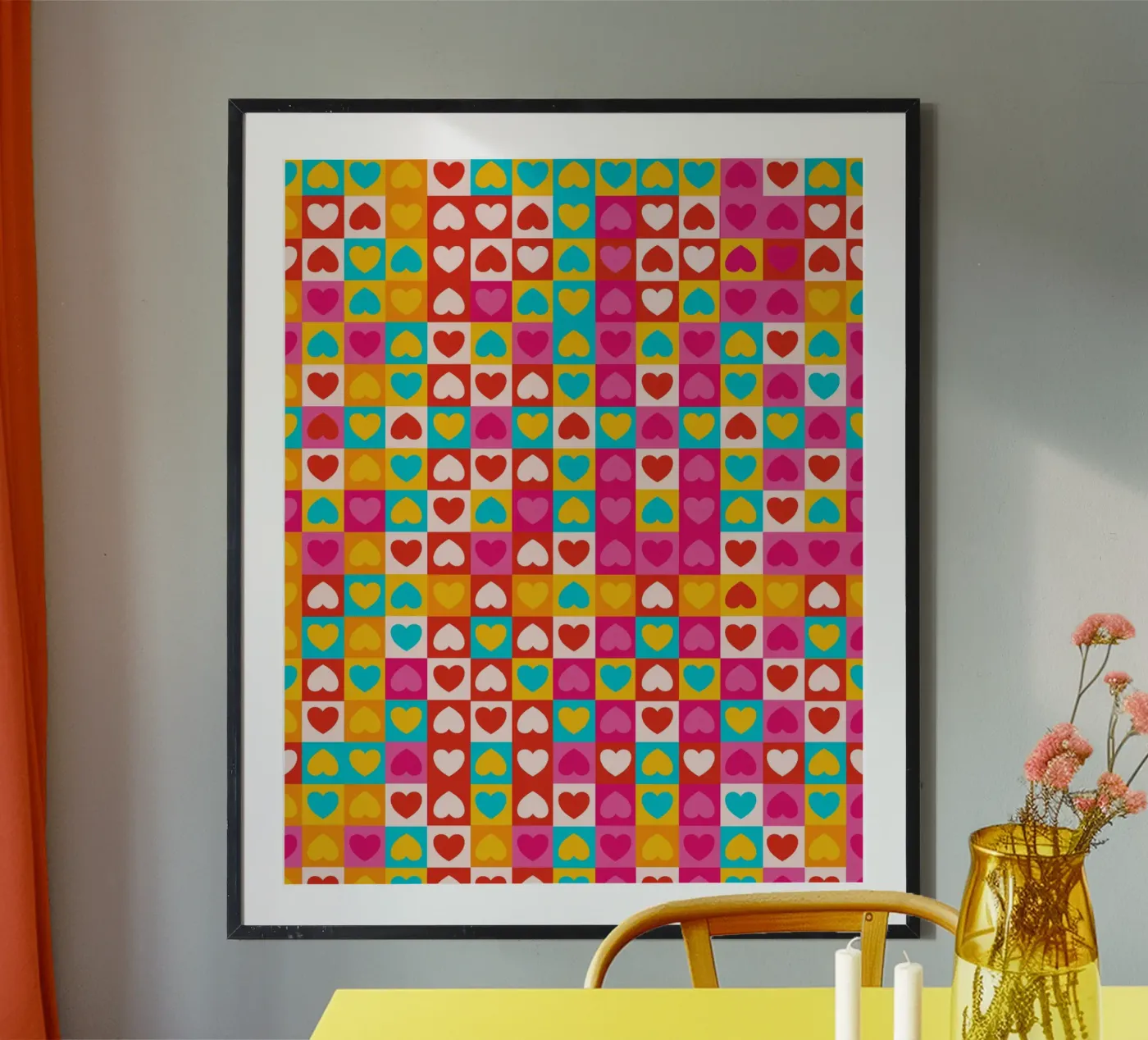 Love in Patterns poster by Kintsugi99