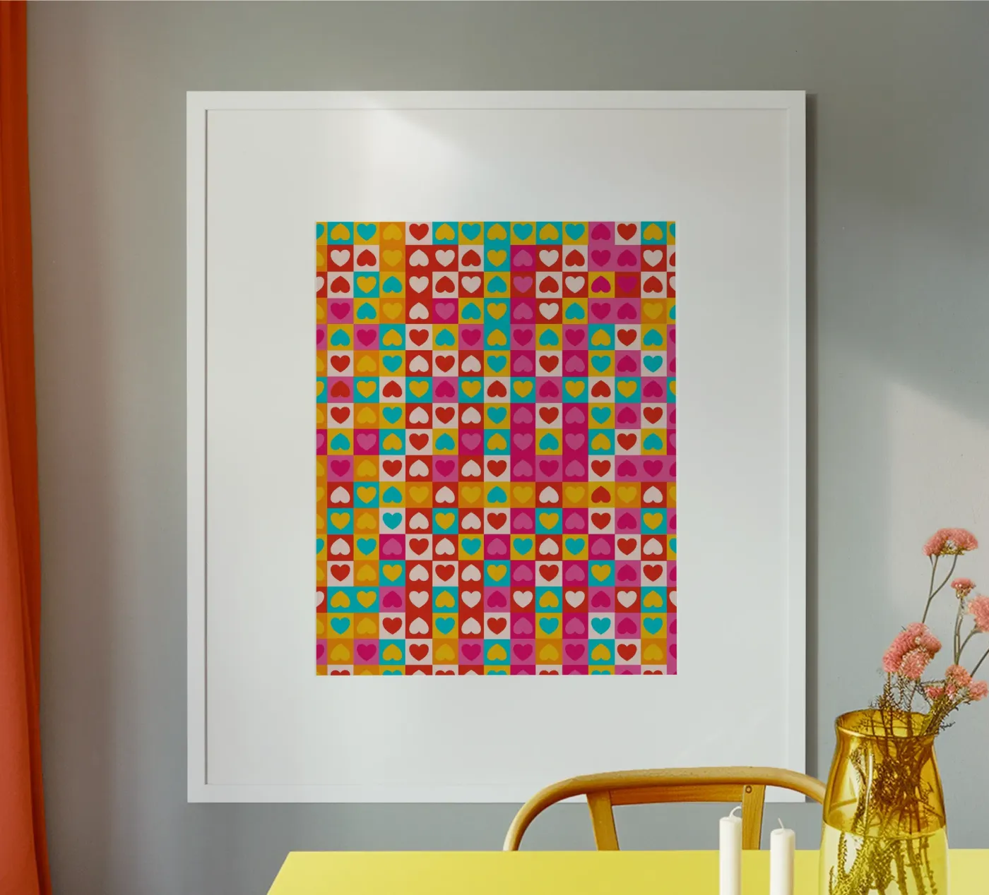 Love in Patterns poster by Kintsugi99