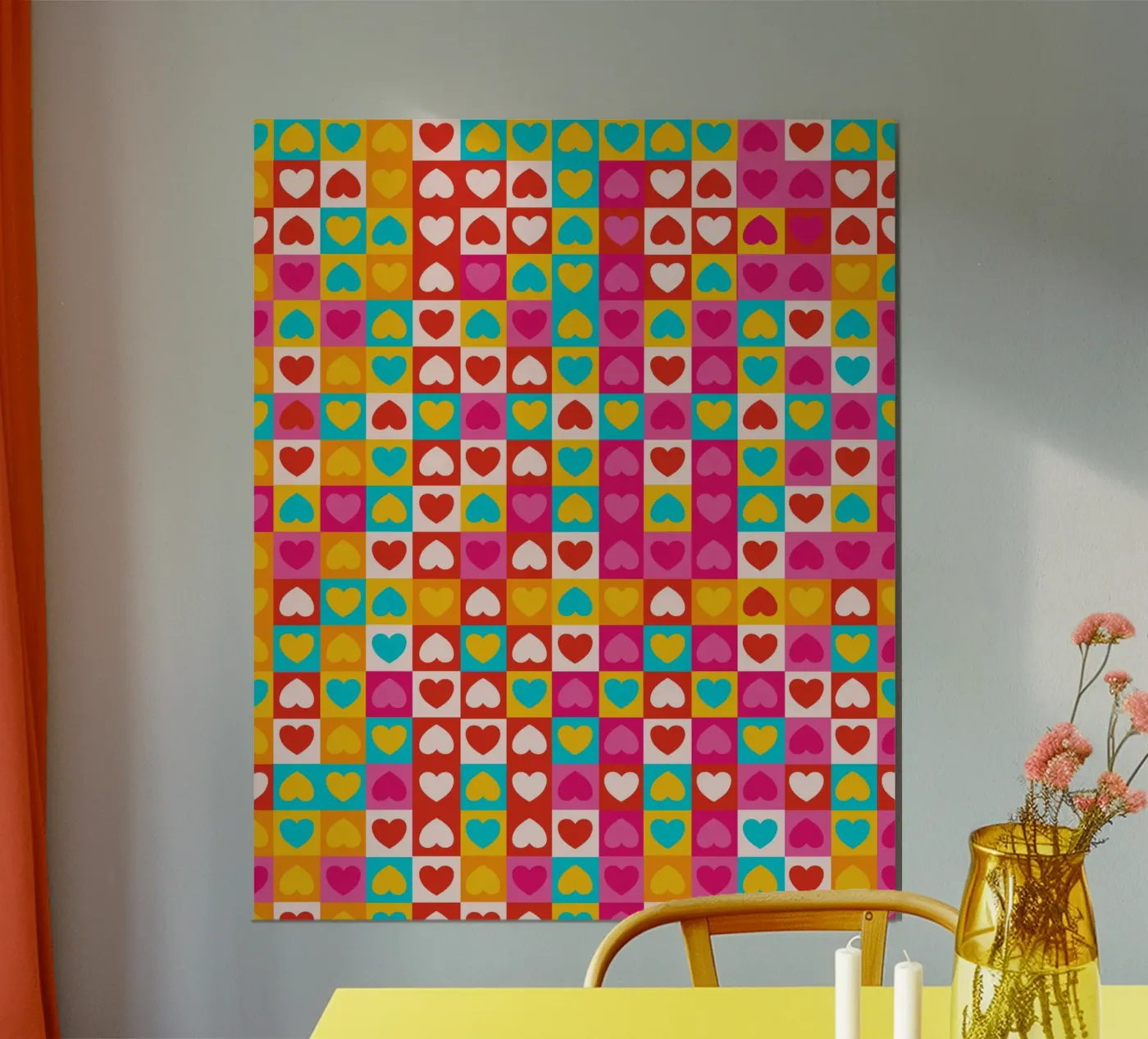 Love in Patterns poster by Kintsugi99