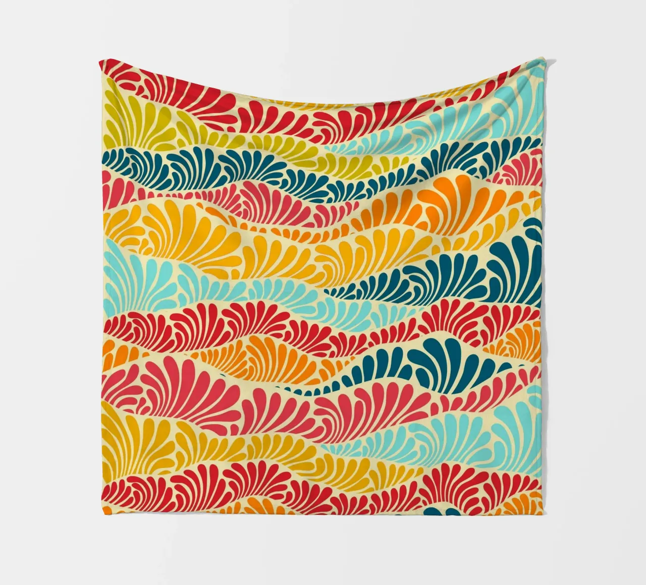 Mosaico di foglie coperta in pile da Kintsugi99