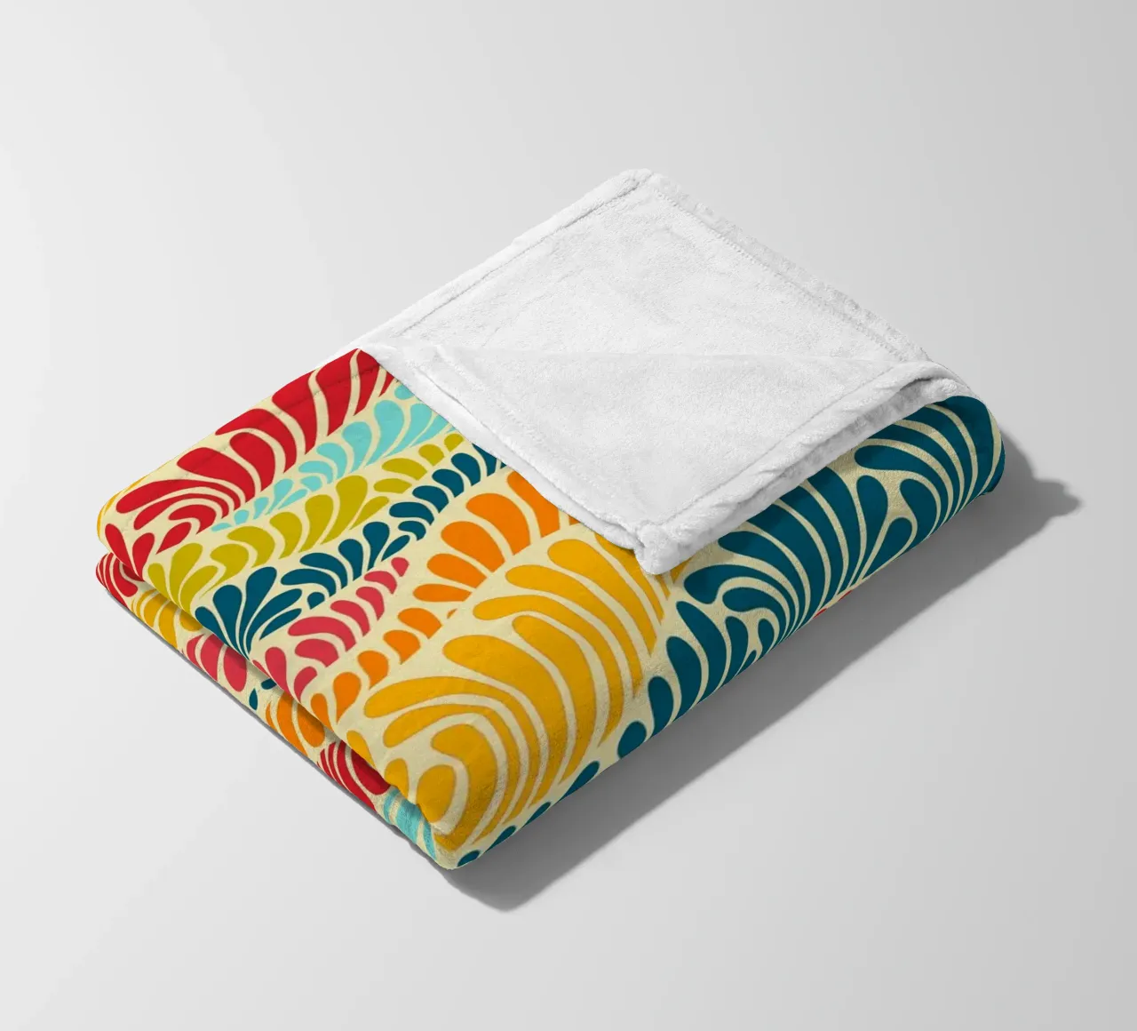 Mosaico di foglie coperta in pile da Kintsugi99