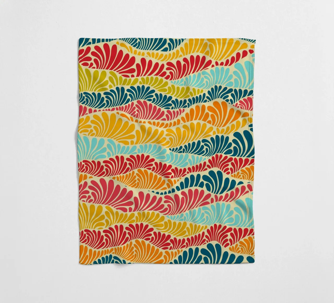 Mosaico di foglie coperta in pile da Kintsugi99