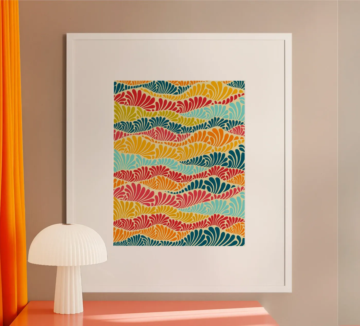 Leafy Mosaic poster by Kintsugi99