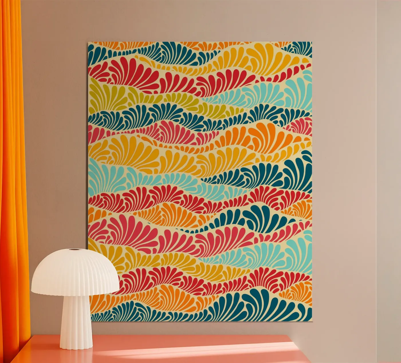 Leafy Mosaic poster by Kintsugi99