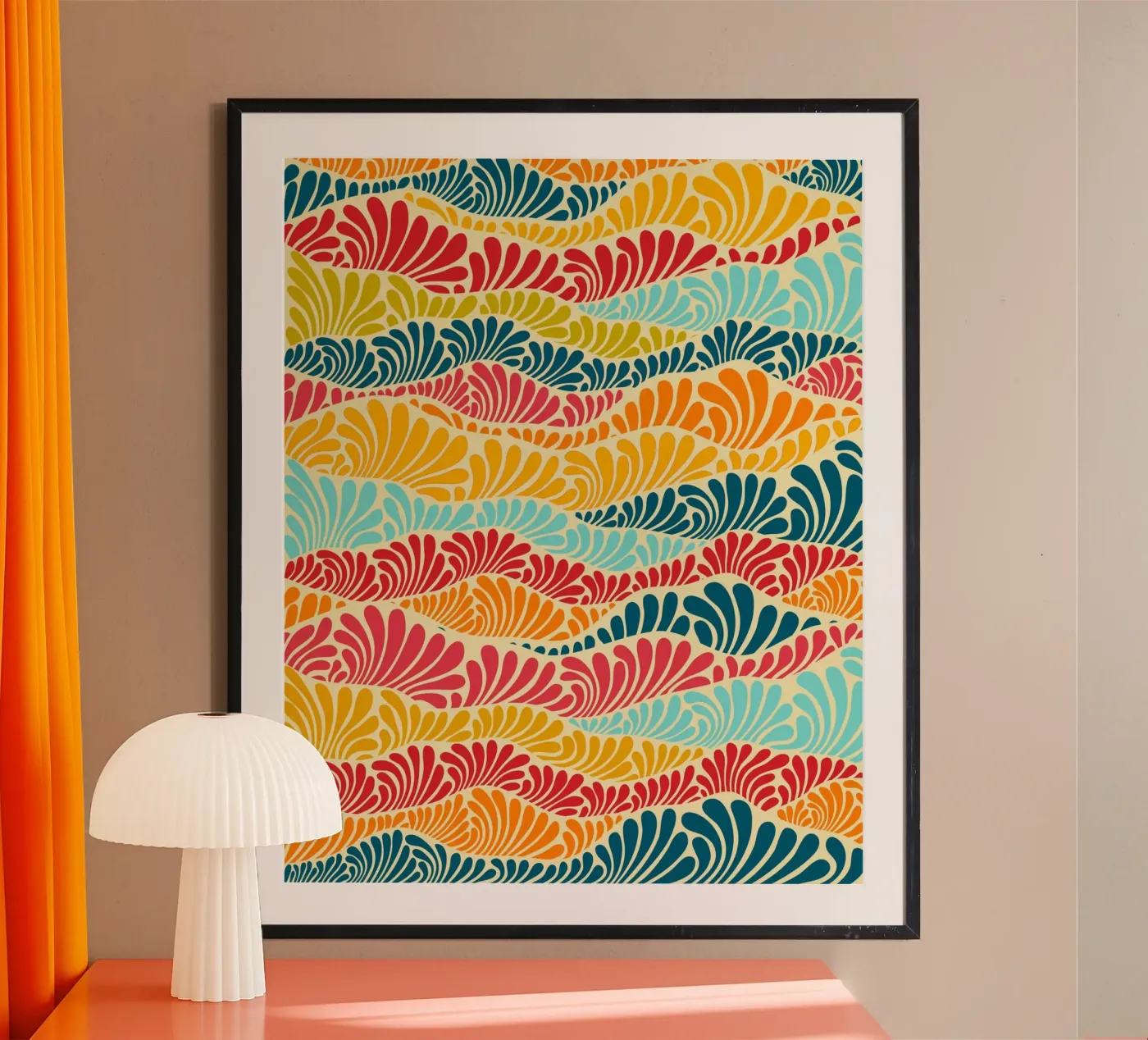 Leafy Mosaic poster by Kintsugi99