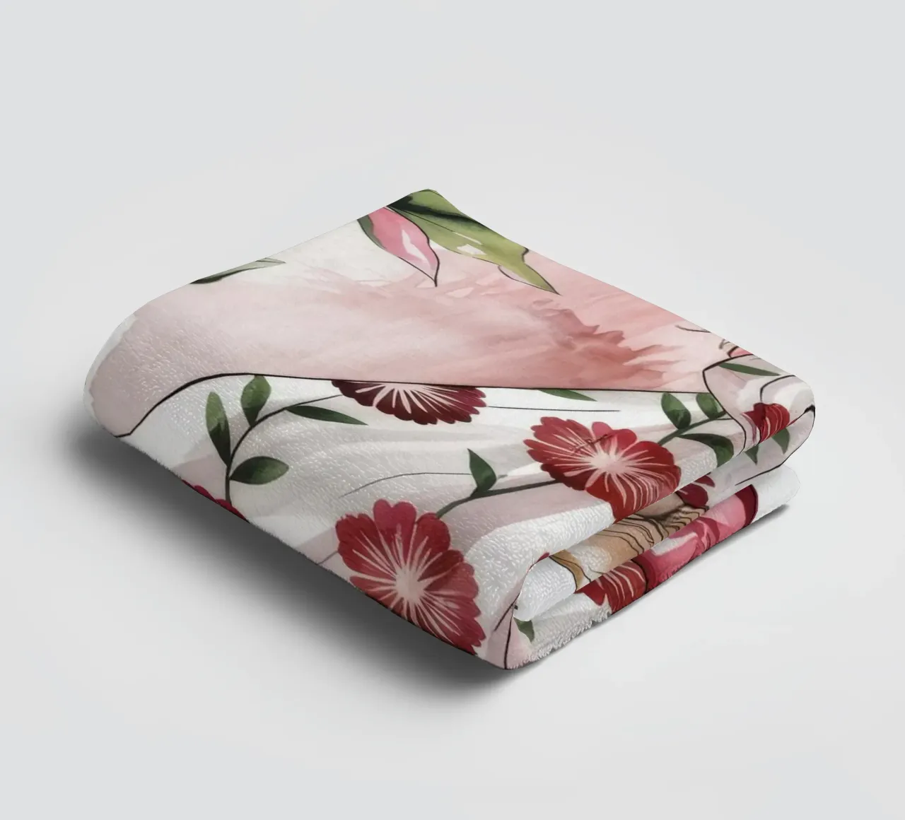 Elegant Floral Walk towel by Silent Hue