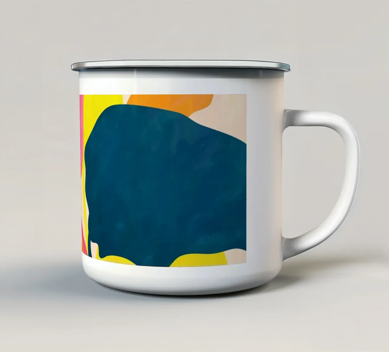 Sprazzi di natura tazza in smalto da Kintsugi99