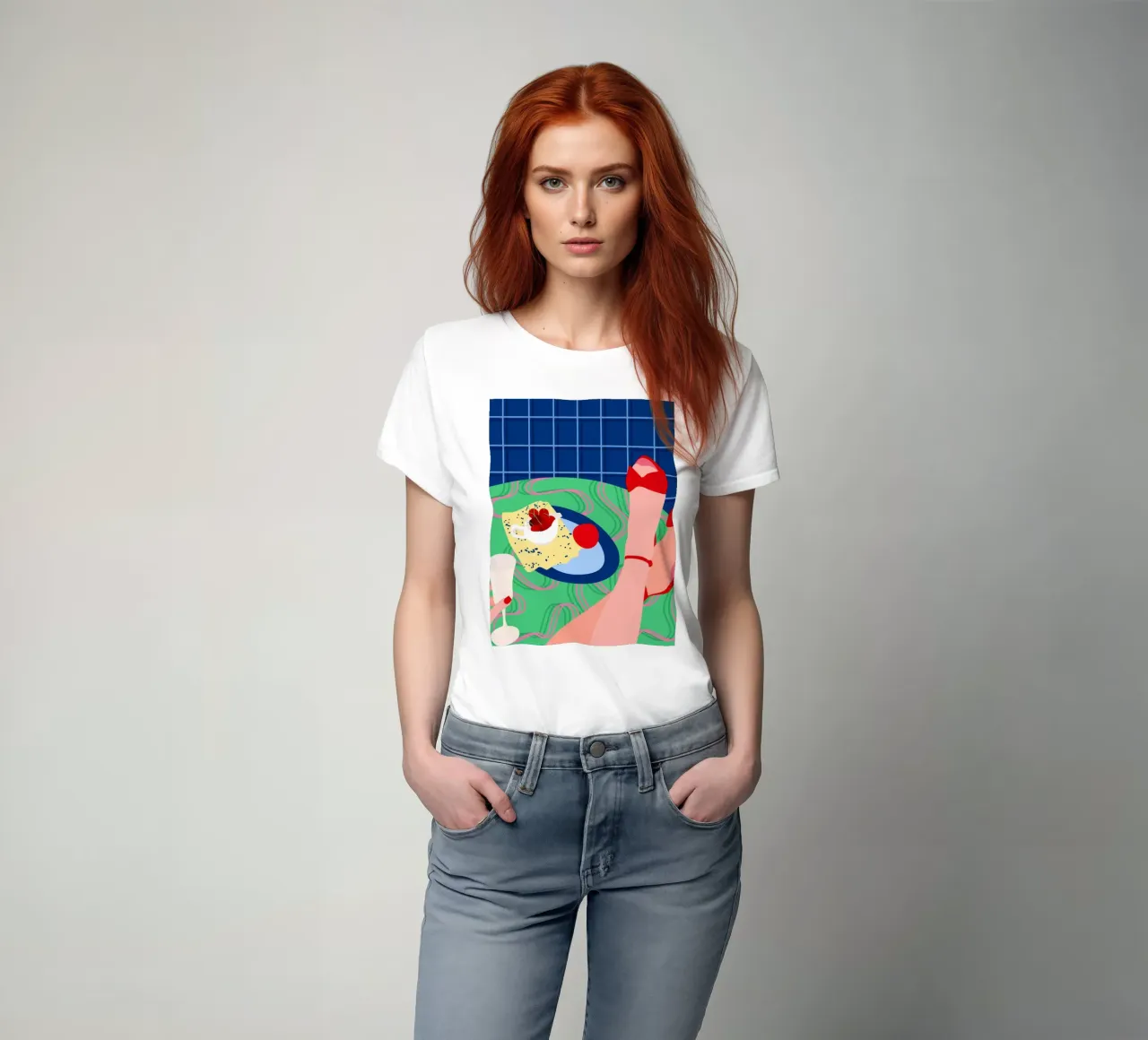 Rosso Sneak Peek t-shirt da Kintsugi99