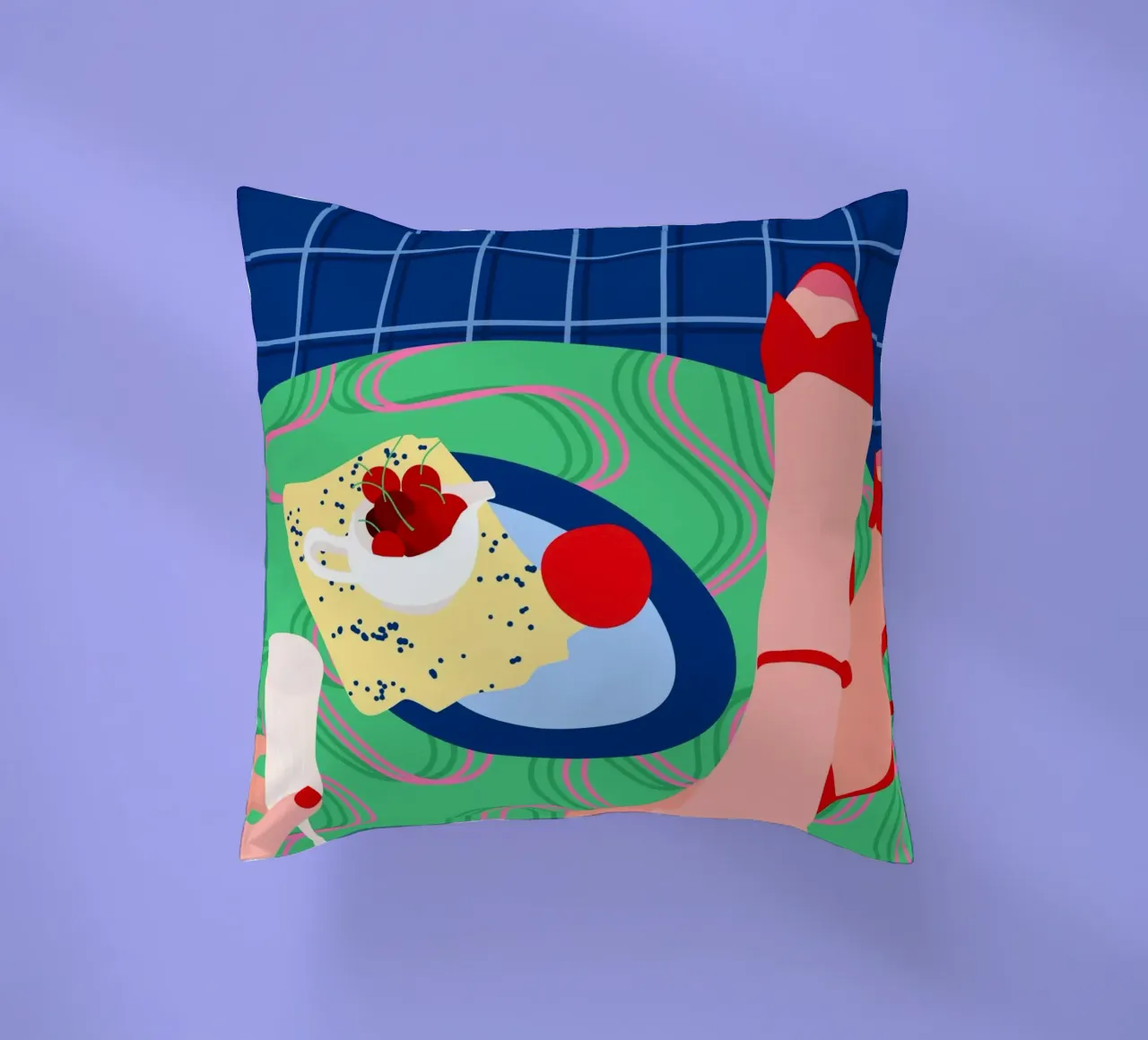 Rosso Sneak Peek cuscino da Kintsugi99