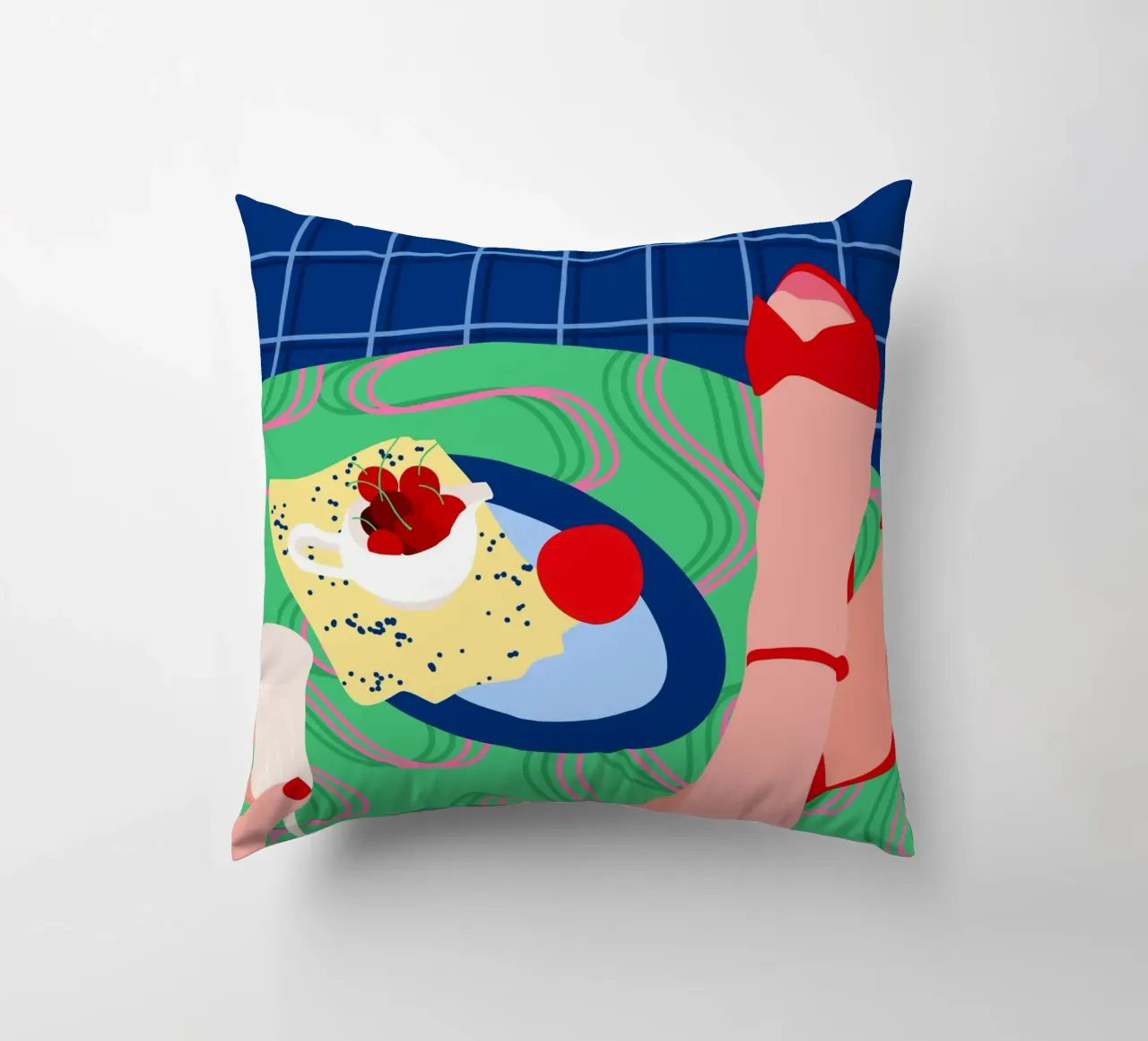 Rosso Sneak Peek cuscino da Kintsugi99