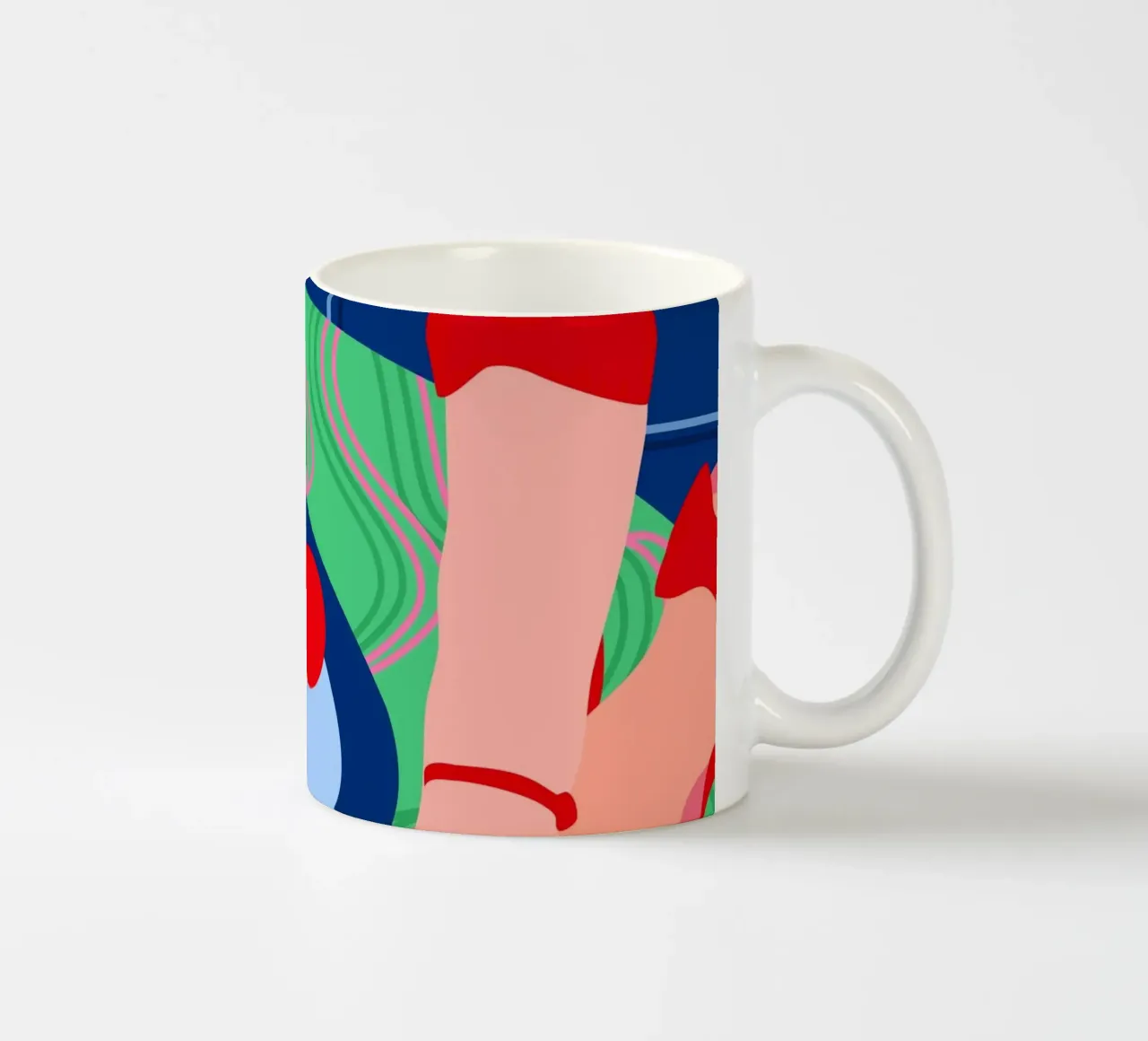 Rosso Sneak Peek tazza in ceramica da Kintsugi99