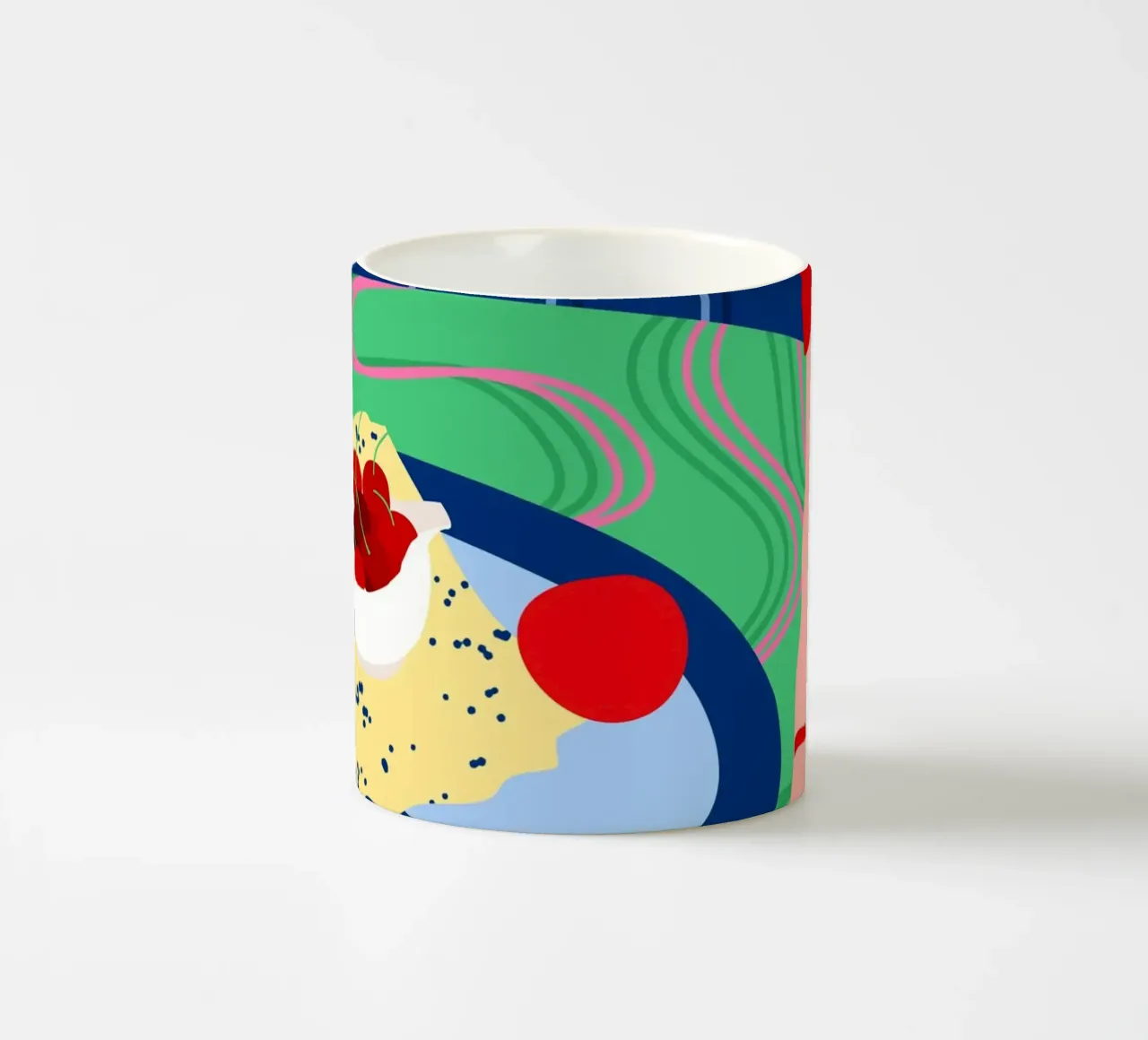 Rosso Sneak Peek tazza in ceramica da Kintsugi99