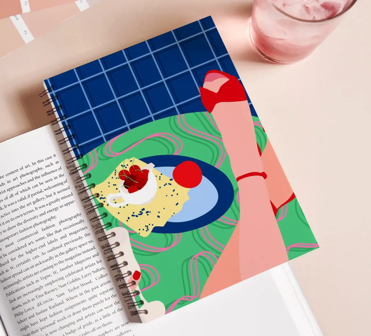 Rosso Sneak Peek diario ad anelli da Kintsugi99