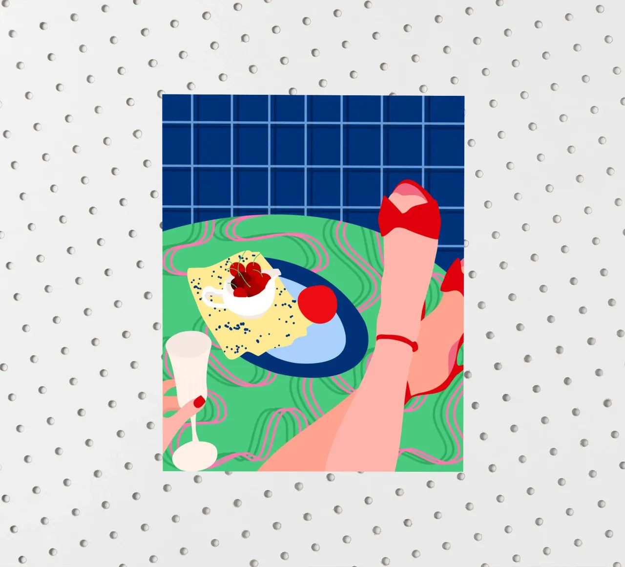 Rosso Sneak Peek adesivo da Kintsugi99