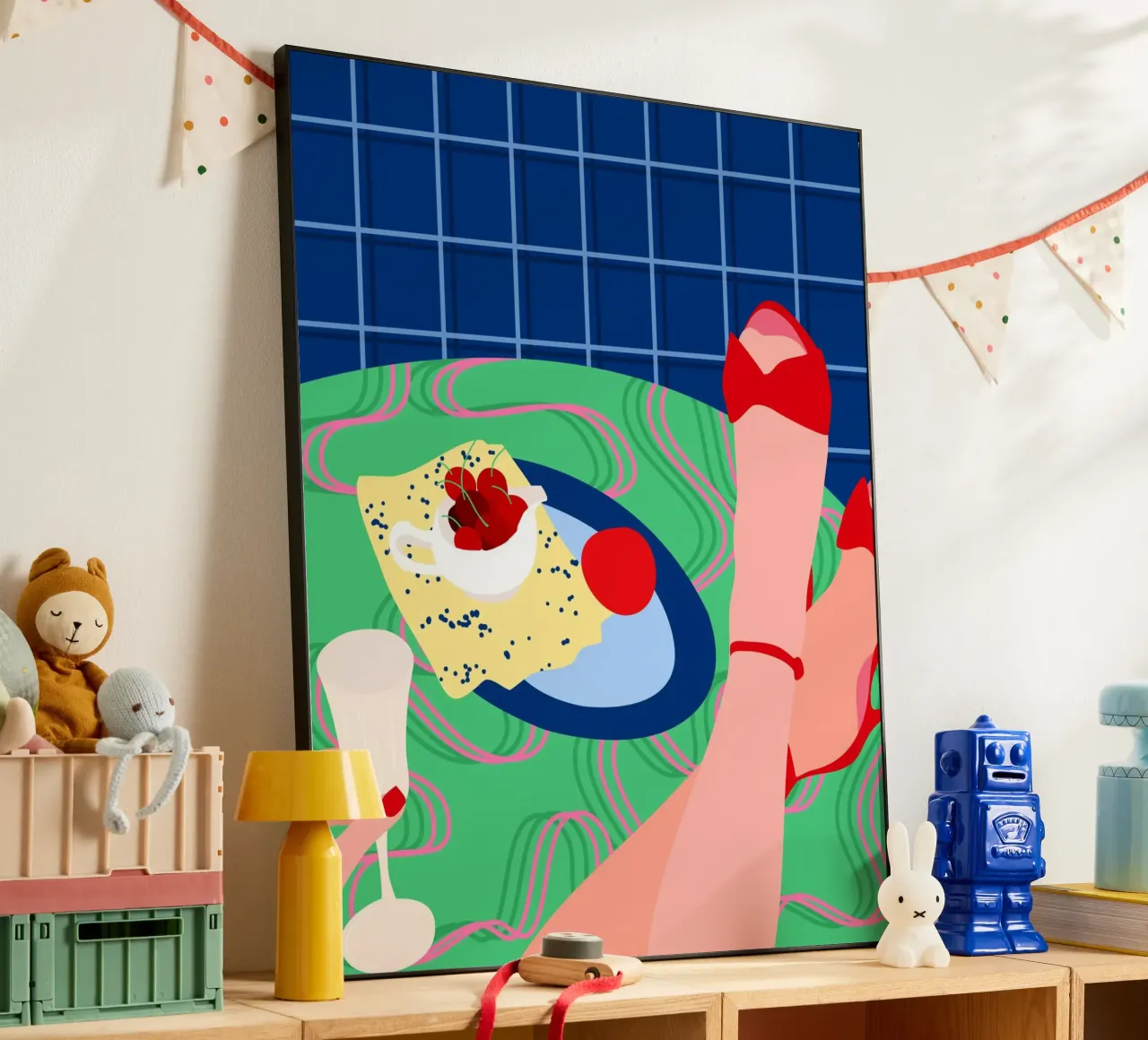 Rosso Sneak Peek alluminio dibond da Kintsugi99