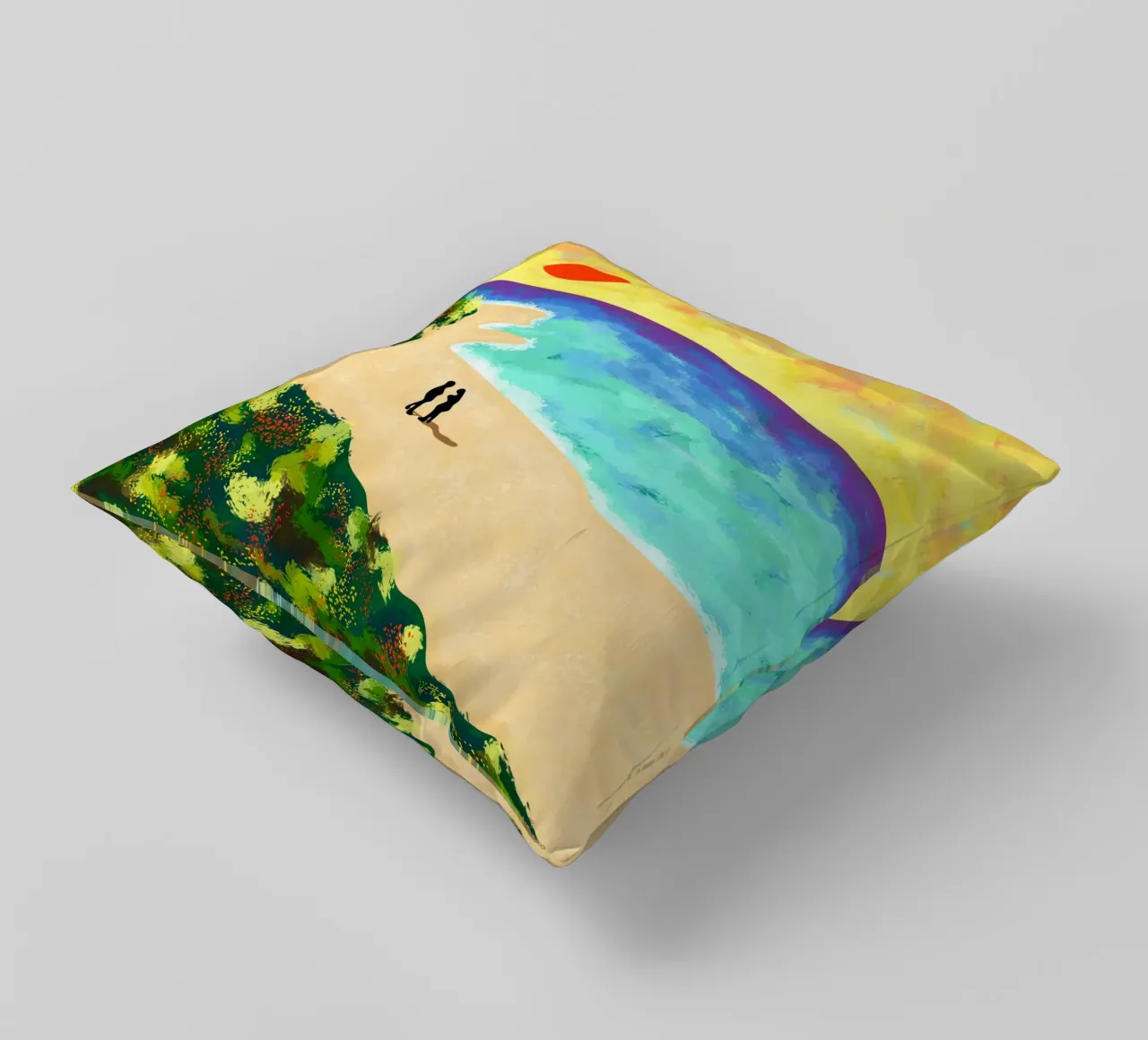 Bagliore d'oro cuscino da Kintsugi99