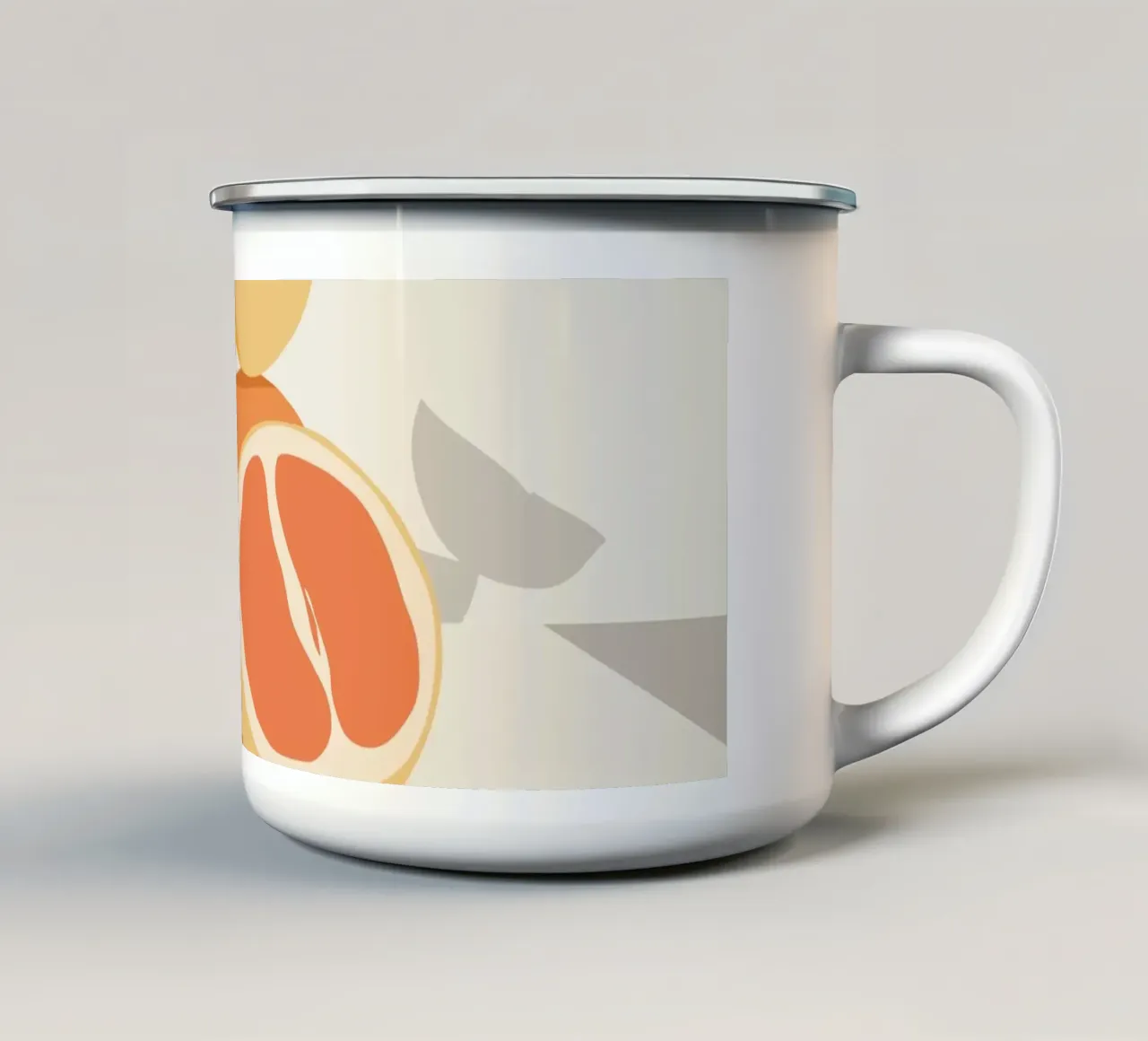 Eleganza monocromatica tazza in smalto da Kintsugi99