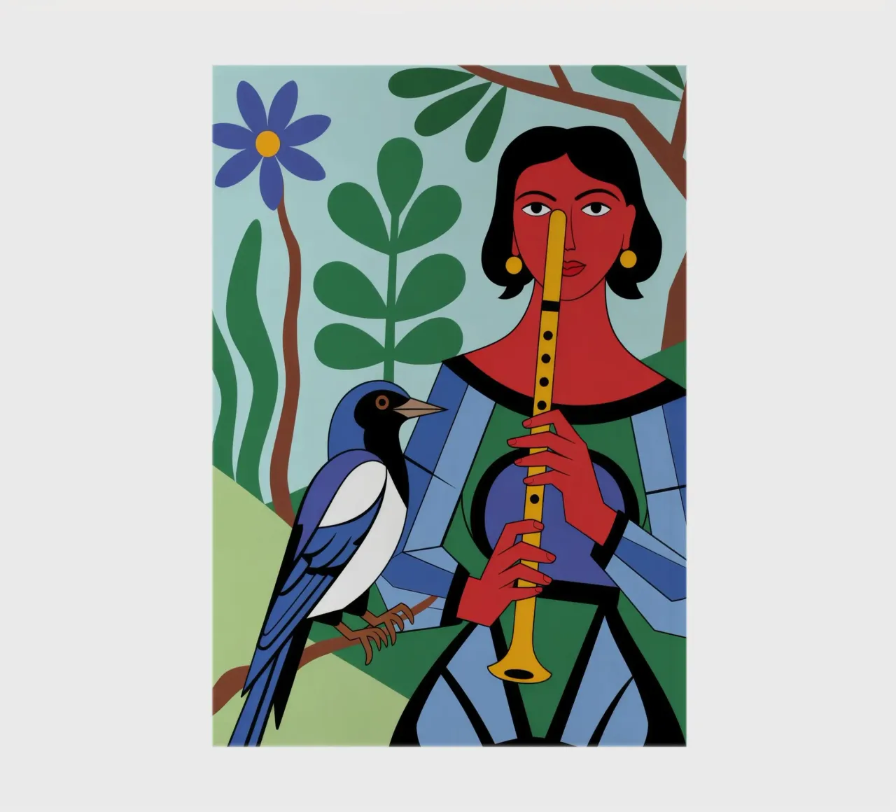 Melodic Bird Symphony notebook by Silent Hue