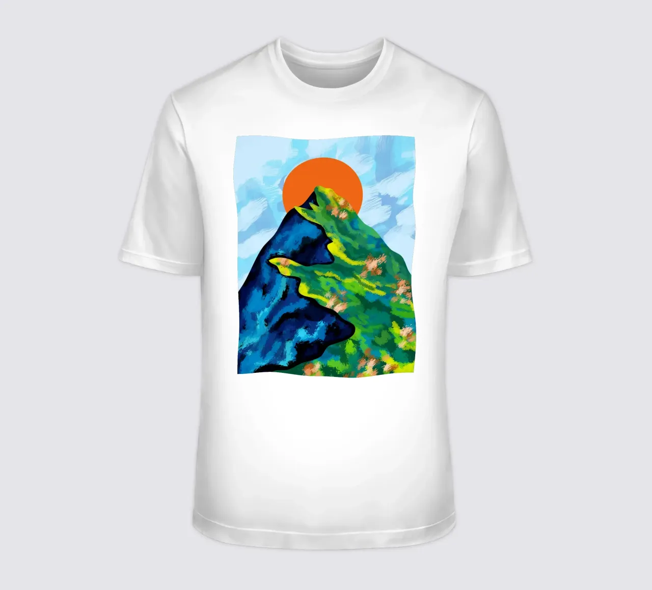 Orizzonte luminoso t-shirt da Kintsugi99