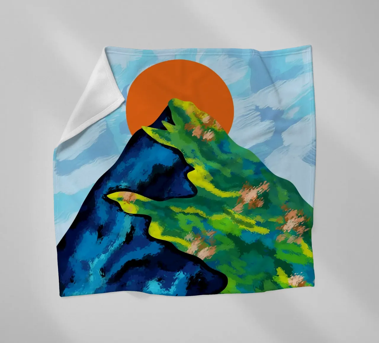 Orizzonte luminoso coperta in pile da Kintsugi99