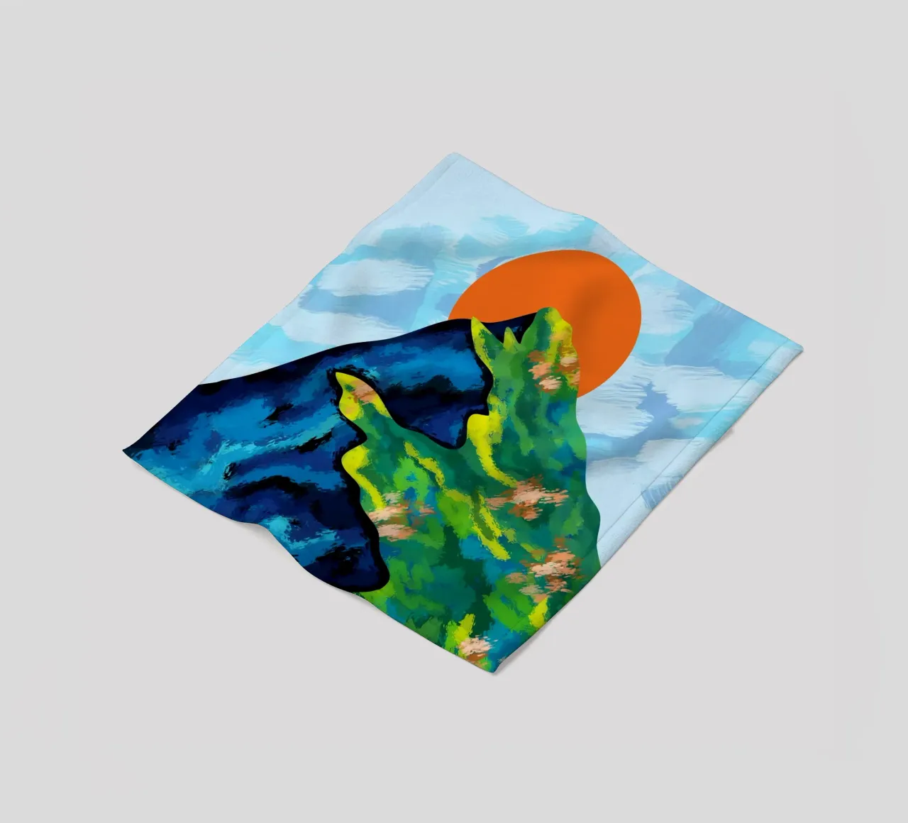 Orizzonte luminoso coperta in pile da Kintsugi99