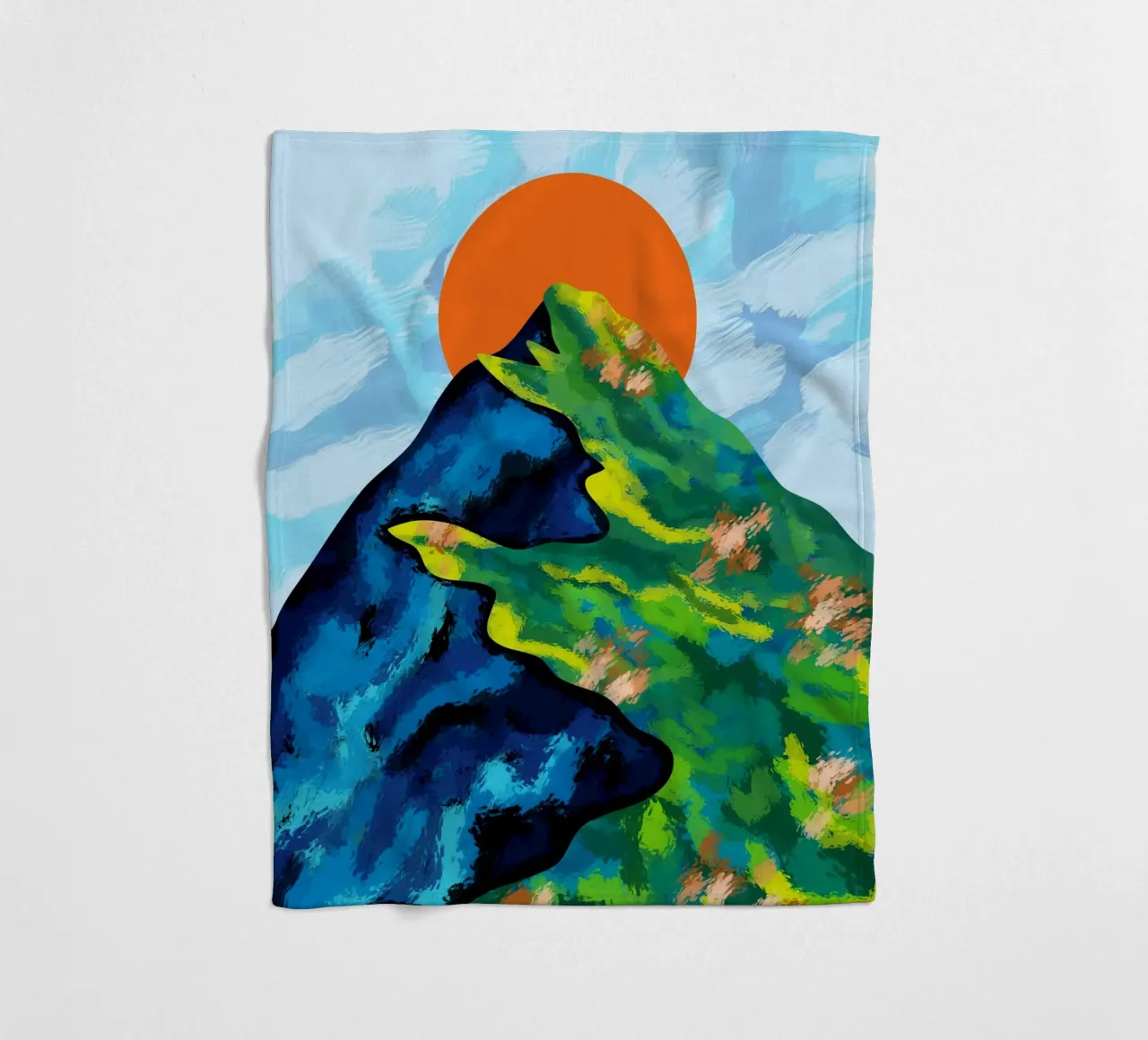 Orizzonte luminoso coperta in pile da Kintsugi99