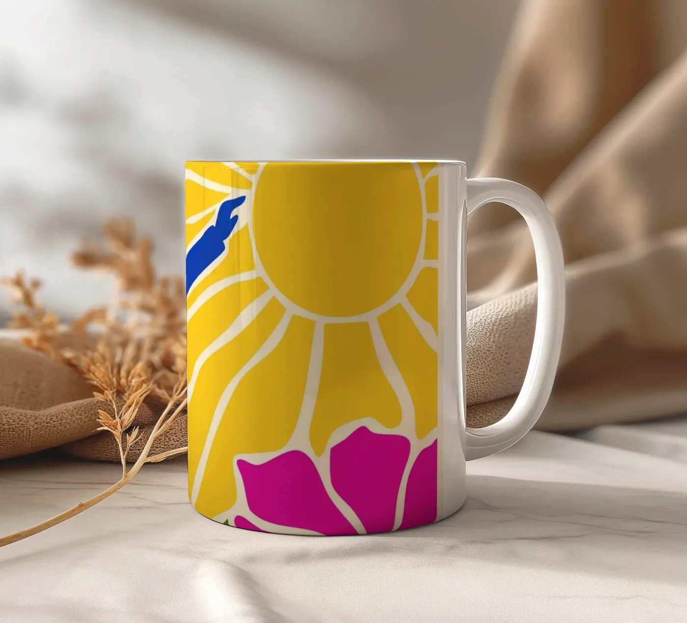 Reaching Beyond Limits ceramic mug by Kintsugi99