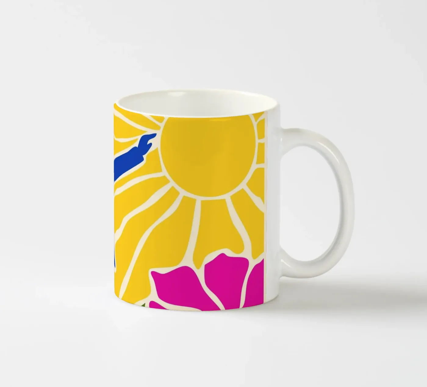 Reaching Beyond Limits ceramic mug by Kintsugi99