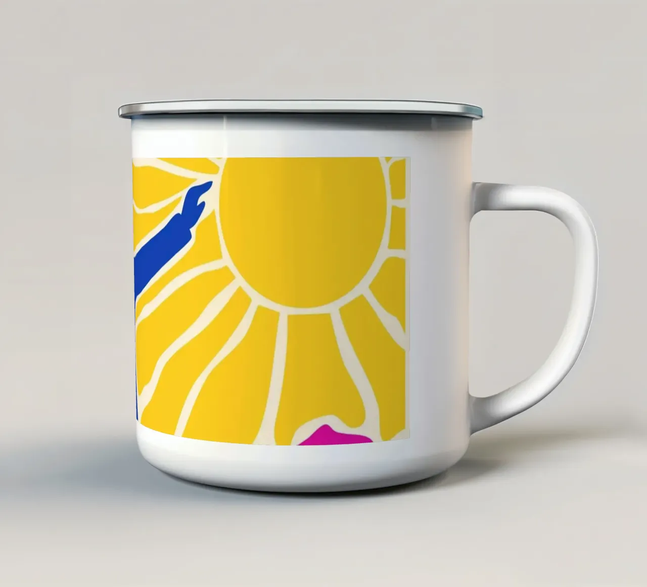 Superare i limiti tazza in smalto da Kintsugi99