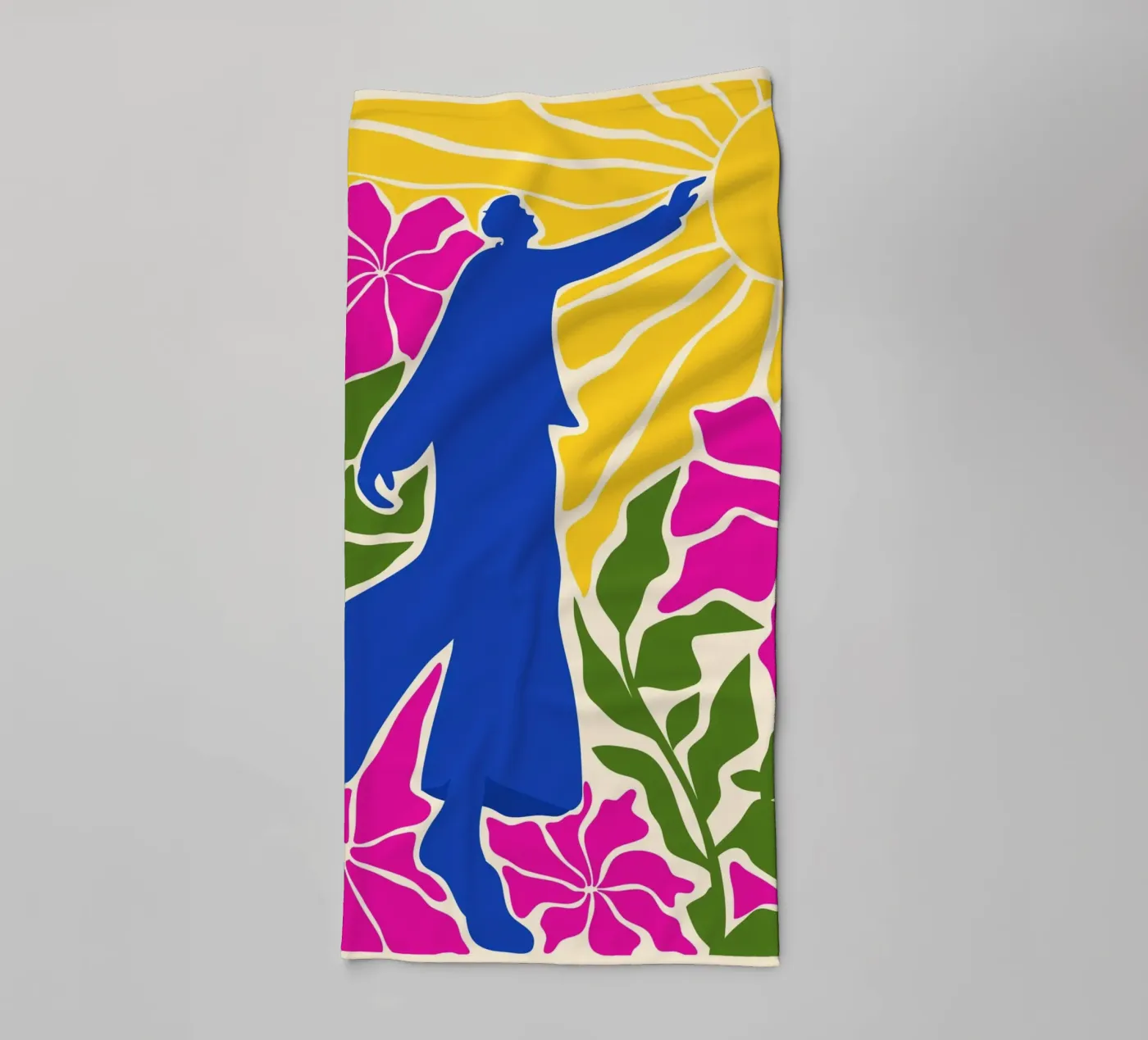 De grenzen overschrijden badhanddoek van Kintsugi99