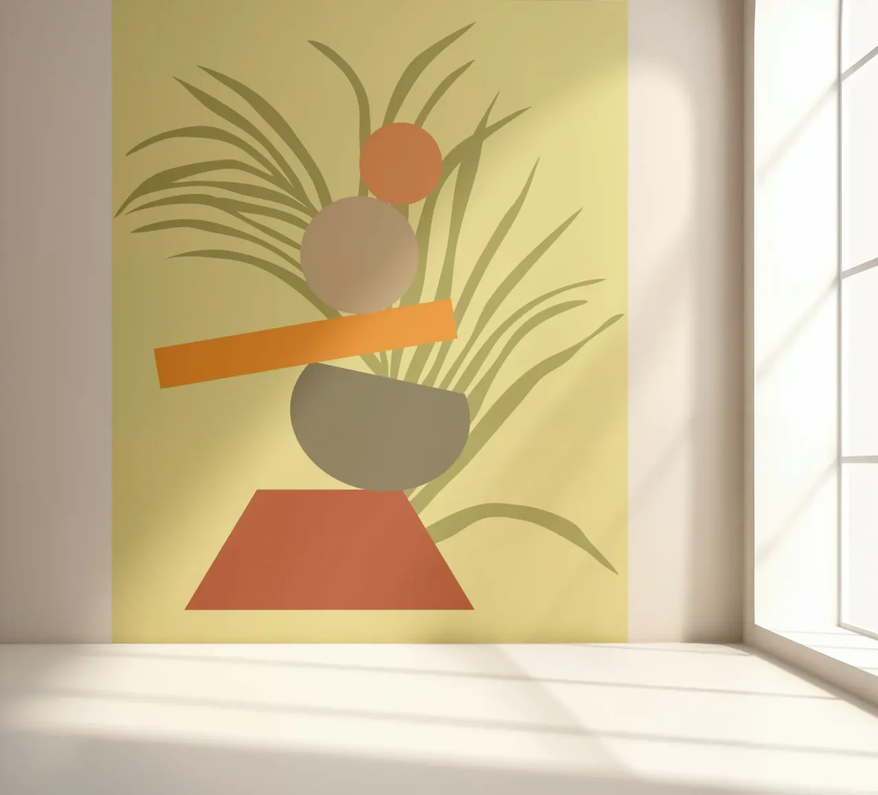 Abstract Botanical Delight photo wallpaper by Kintsugi99