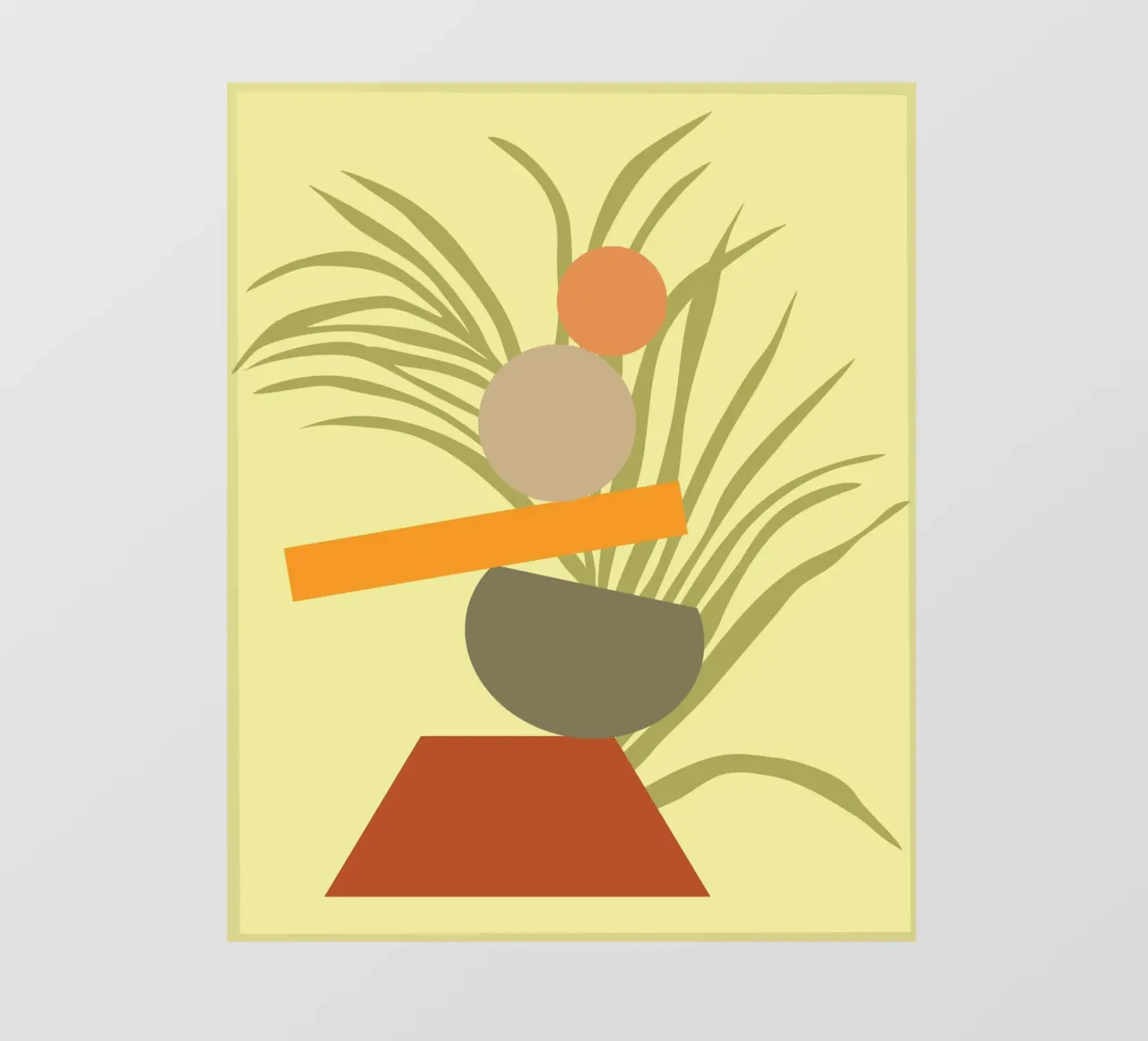 Abstract Botanical Delight photo wallpaper by Kintsugi99