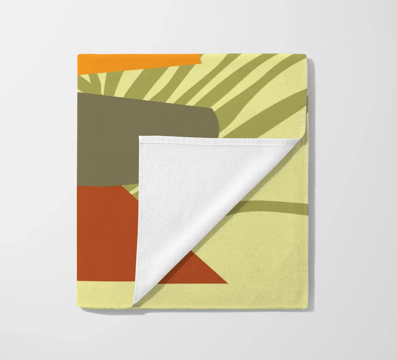 Abstract Botanical Delight beach towel by Kintsugi99