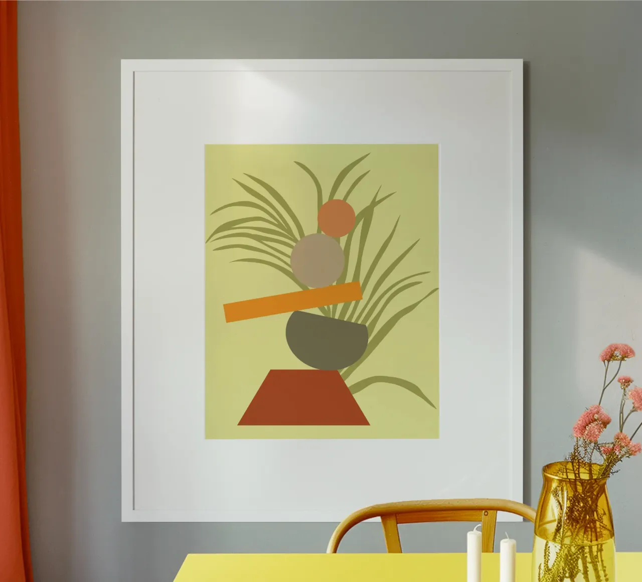 Abstract Botanical Delight hahnemühle by Kintsugi99