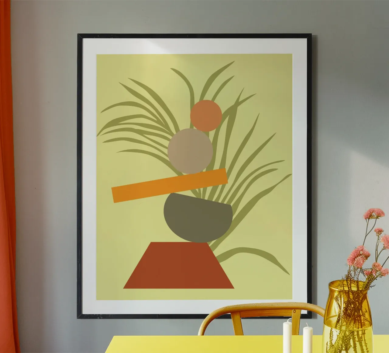 Abstract Botanical Delight hahnemühle by Kintsugi99