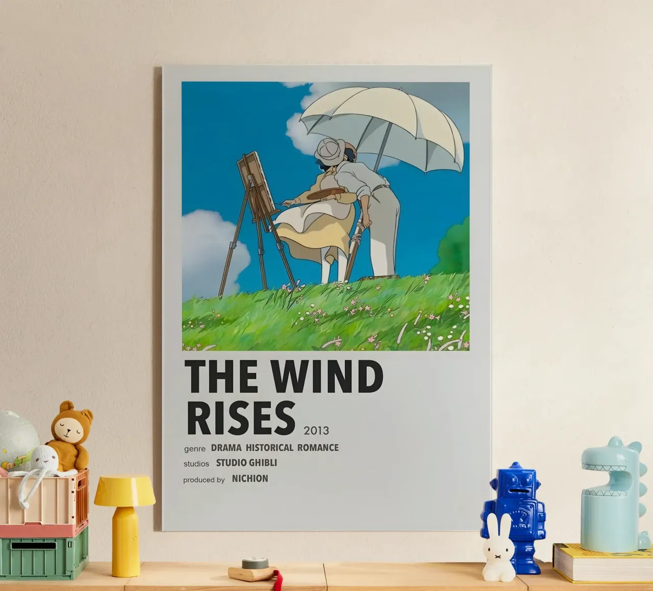 THE WIND RISES 2013 plexiglass da Totoya