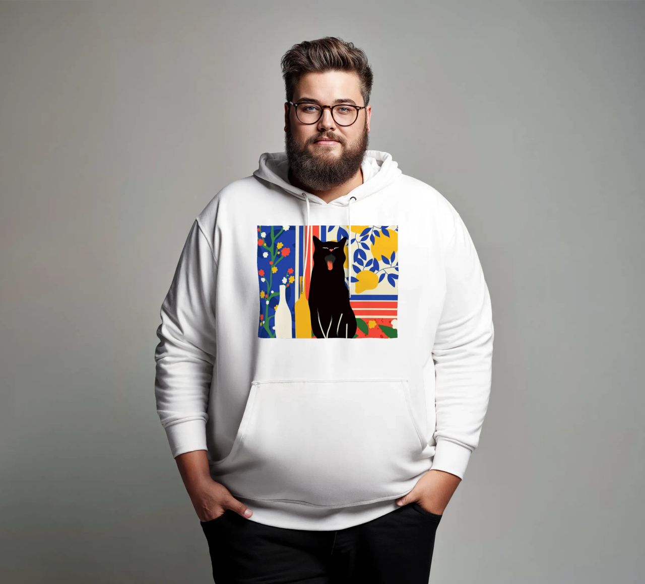 Zampe e modelli felpa con cappuccio da Kintsugi99