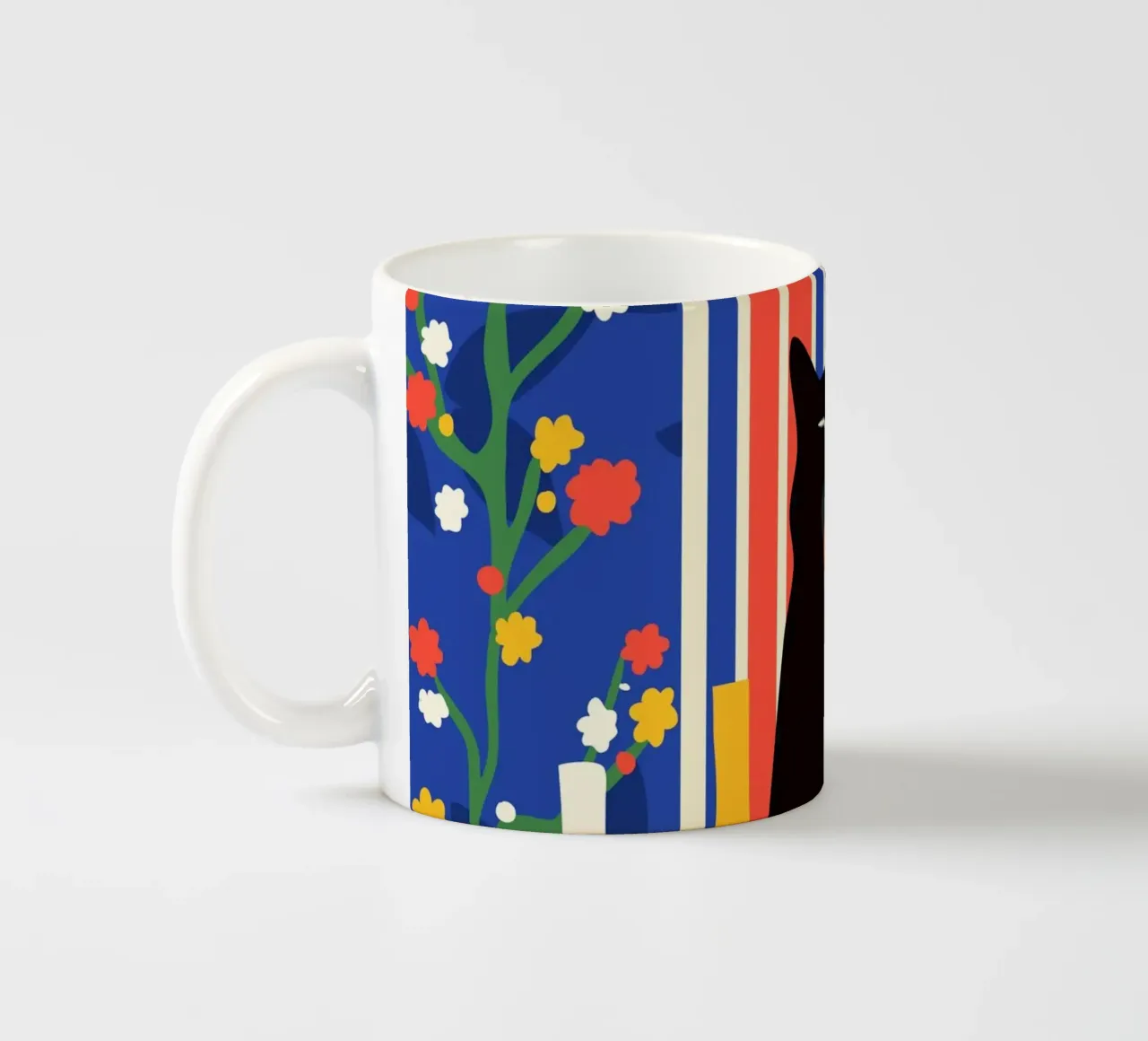 Pfoten und Muster Keramik Tasse von Kintsugi99