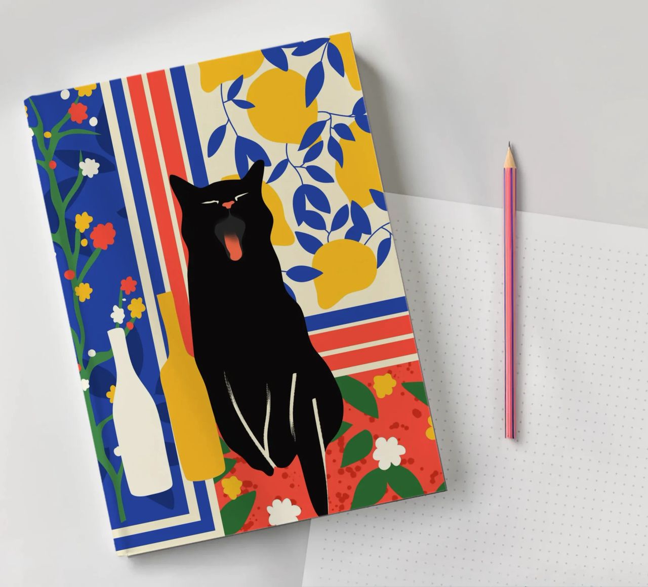 Paws and Patterns notebook by Kintsugi99