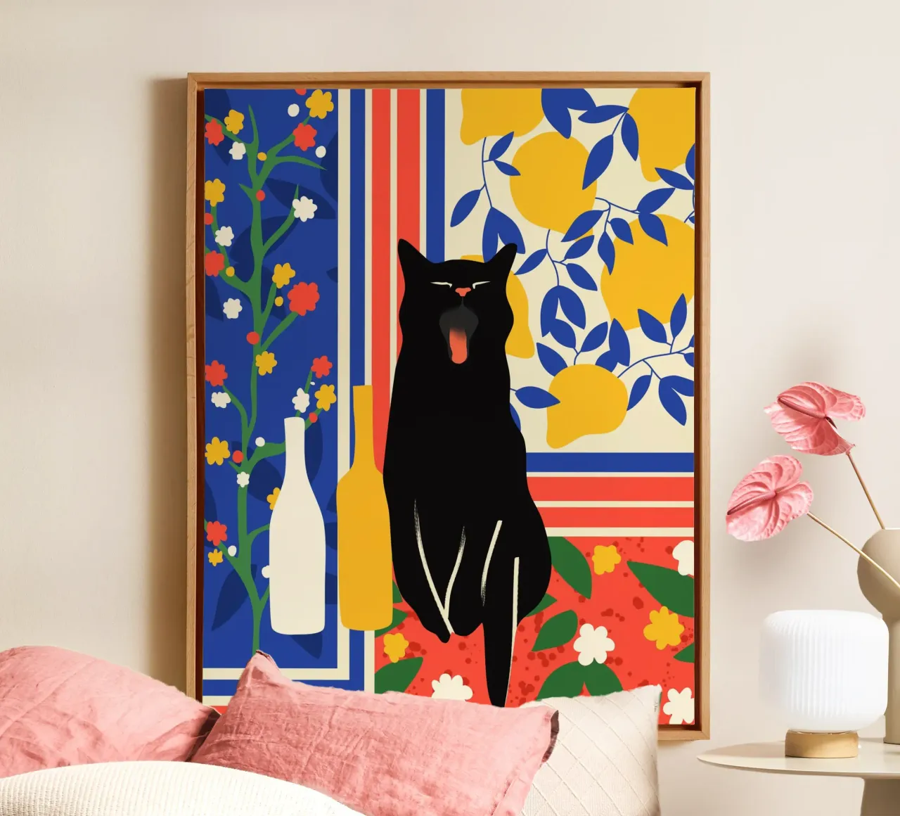 Paws and Patterns canvas by Kintsugi99