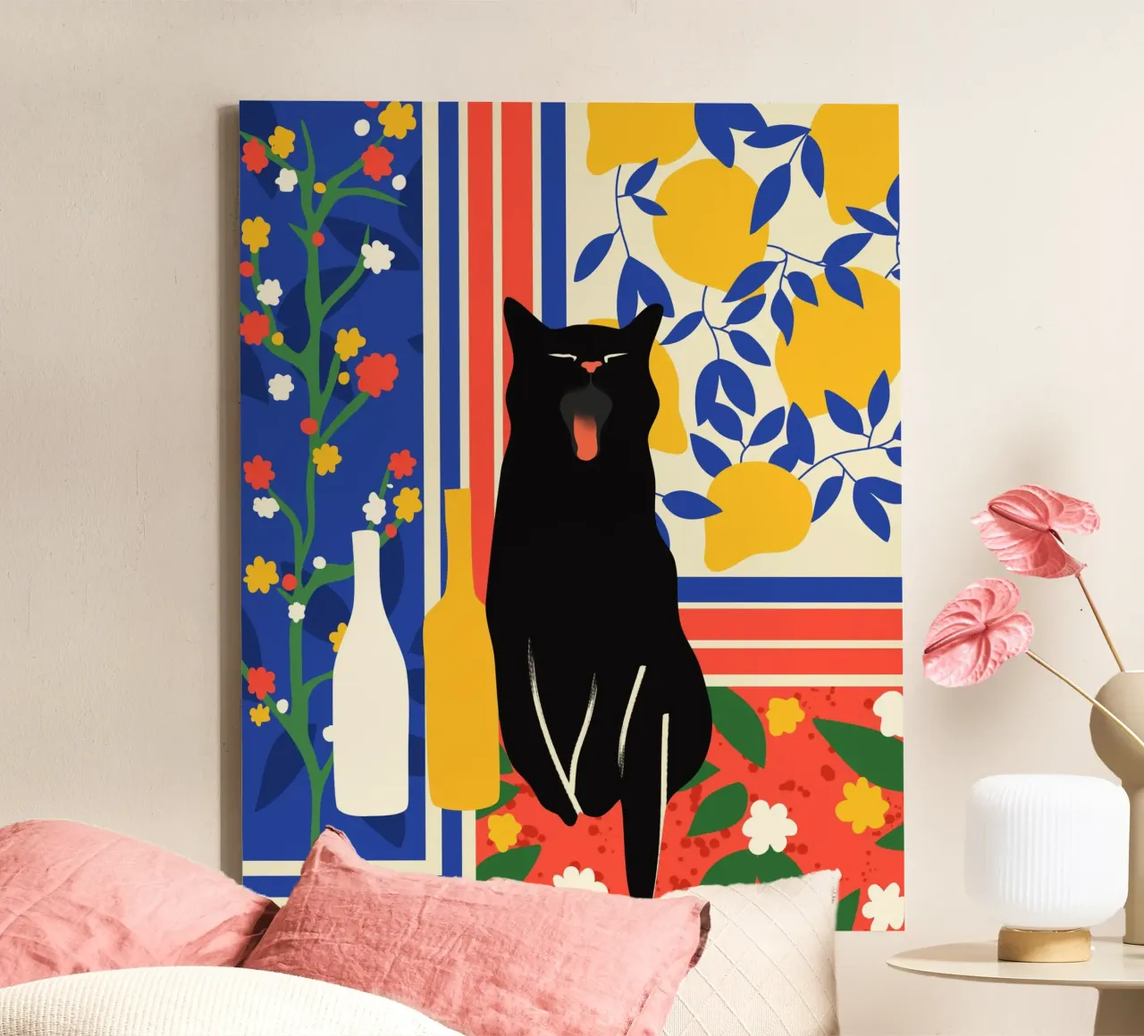 Paws and Patterns canvas by Kintsugi99