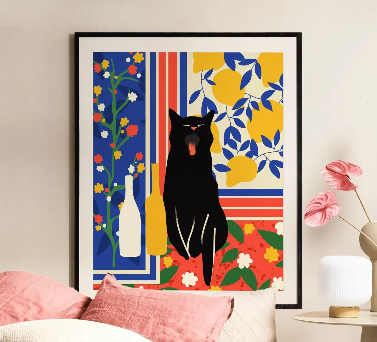 Paws and Patterns poster by Kintsugi99