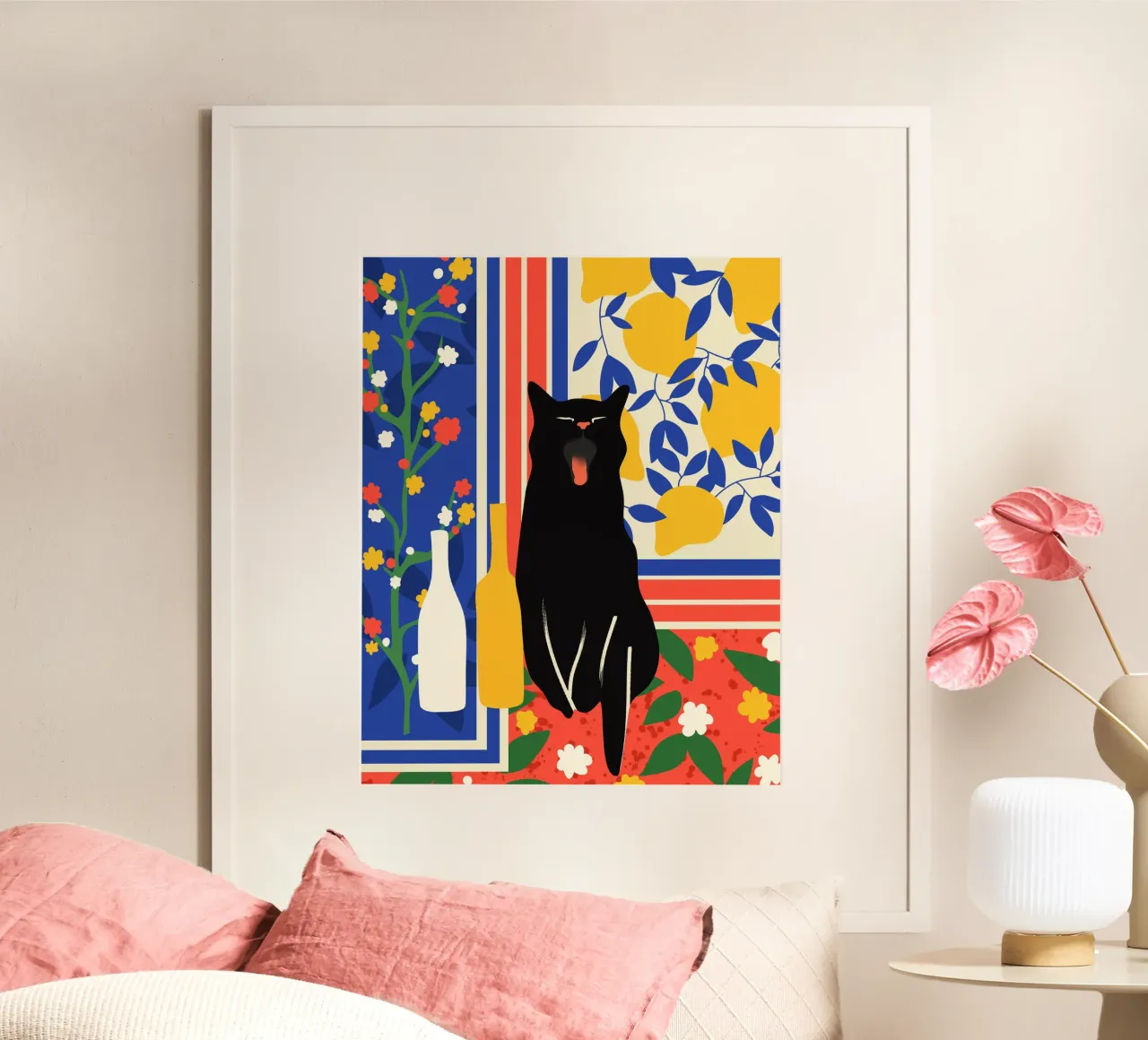 Paws and Patterns poster by Kintsugi99