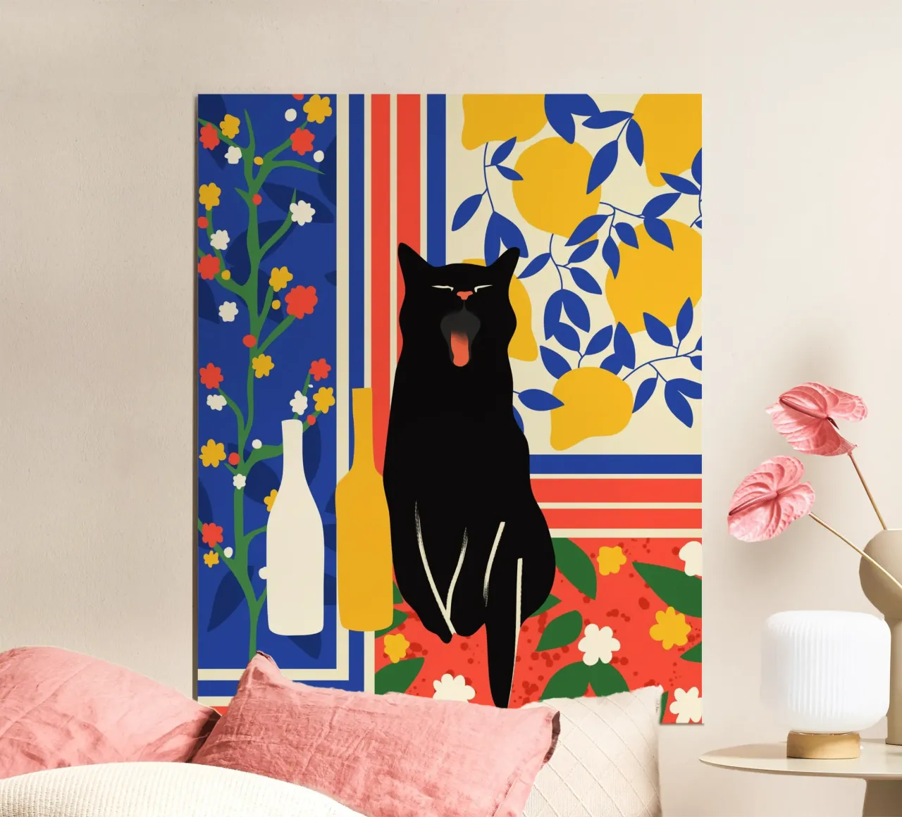 Paws and Patterns poster by Kintsugi99